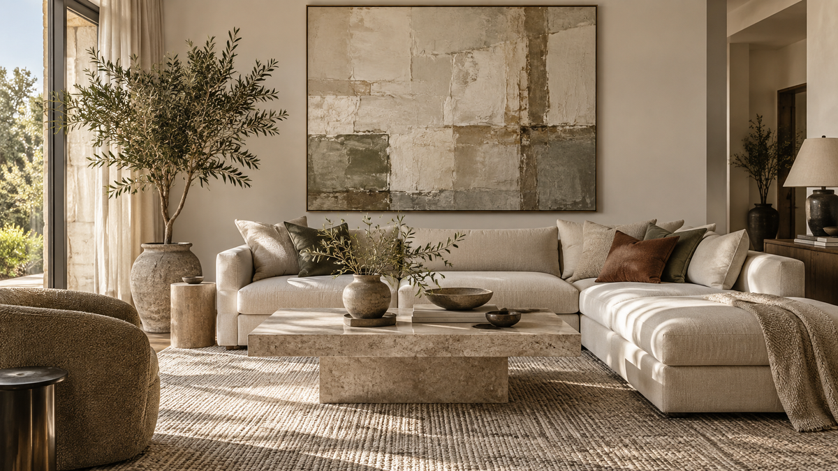 What Art Works in a Beige Living Room? Colours That Add Depth