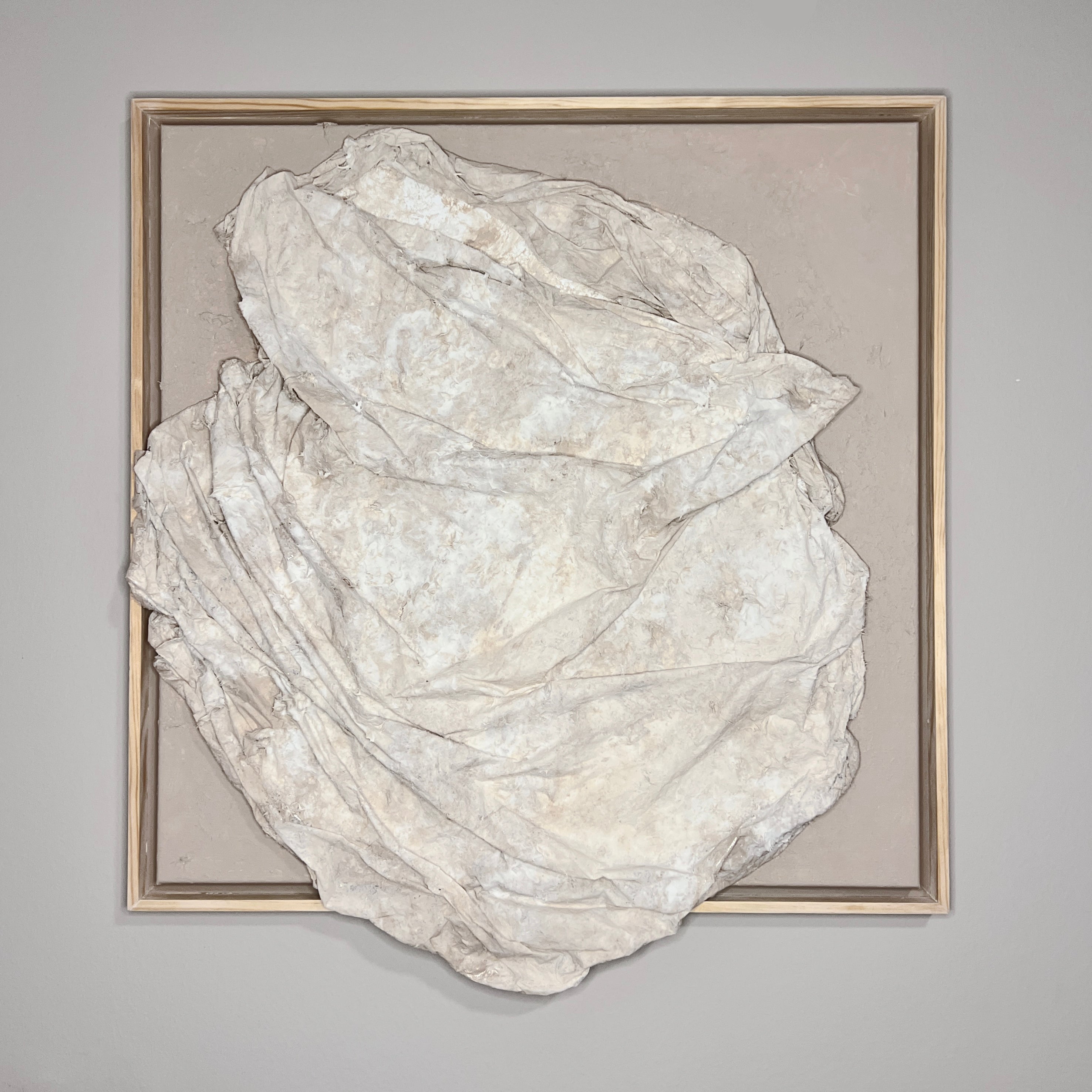 Moltenism, Original painting on Canvas, 60x60cm, 'Airy Elegance 2'