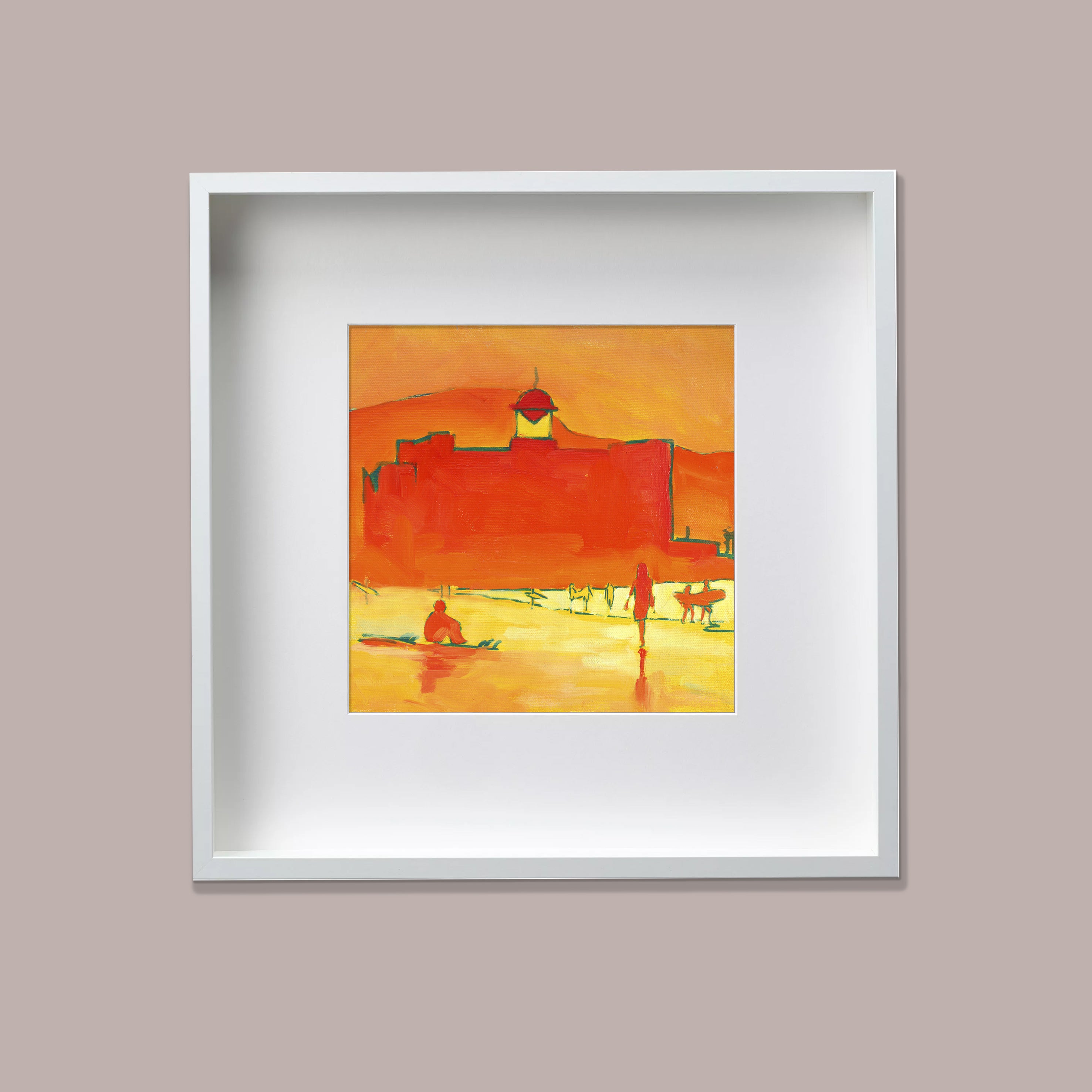 Original painting, Oil on canvas, 30x30cm, Las Palmas 125