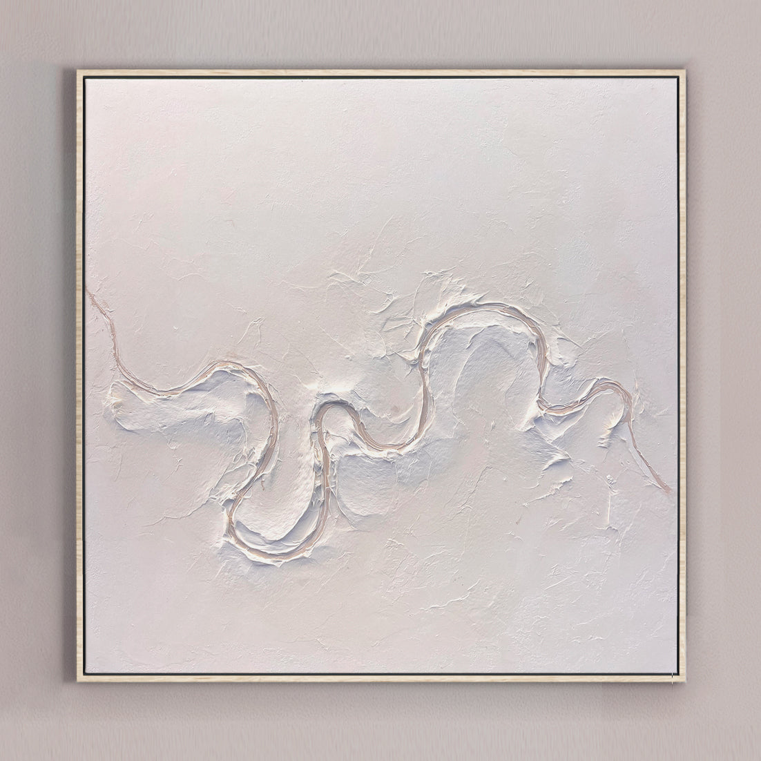 Moltenism, Original painting on Canvas, 90х90cm, "Way of life"