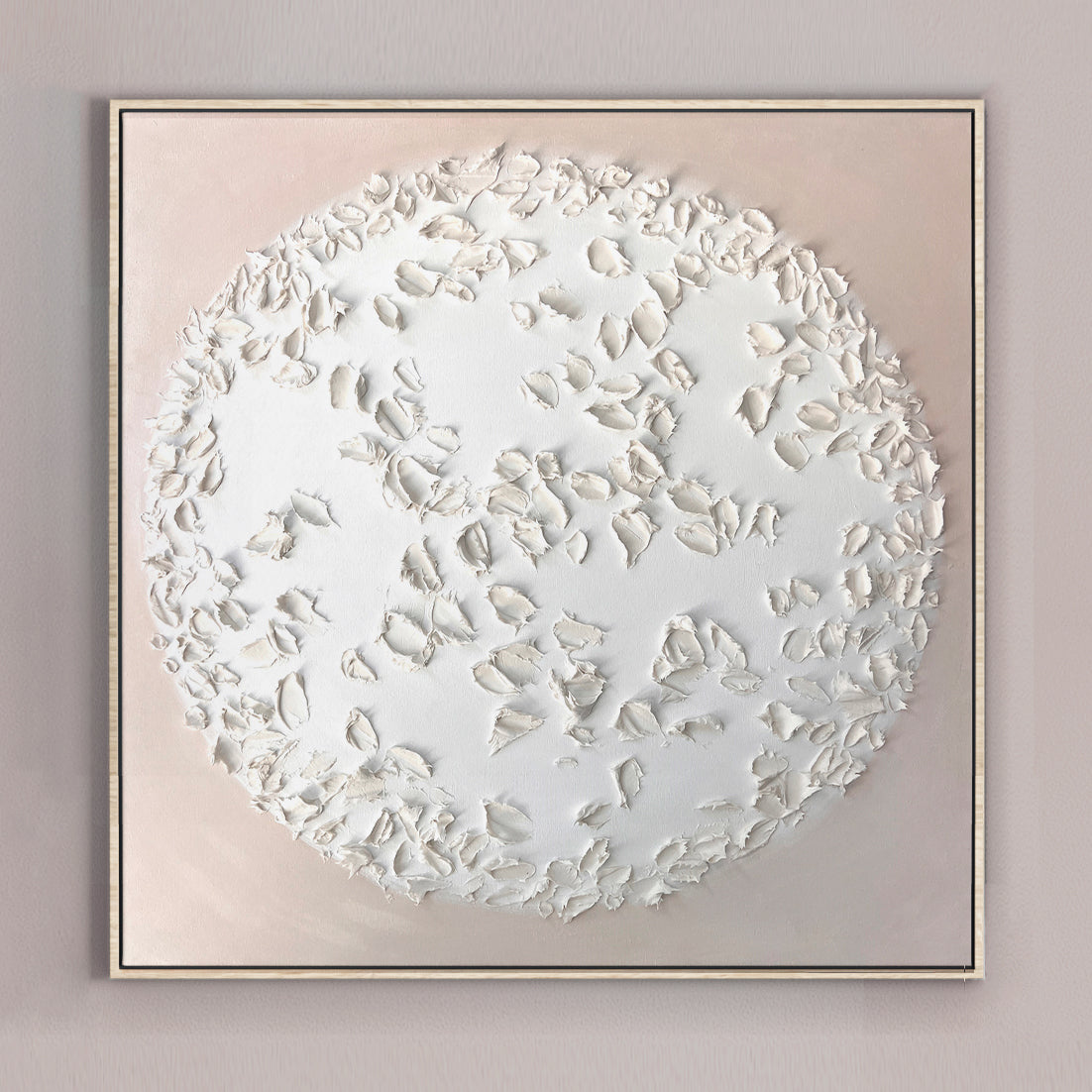 Moltenism, Original painting on Canvas, 90х90cm, 'Whirling Path of Life'