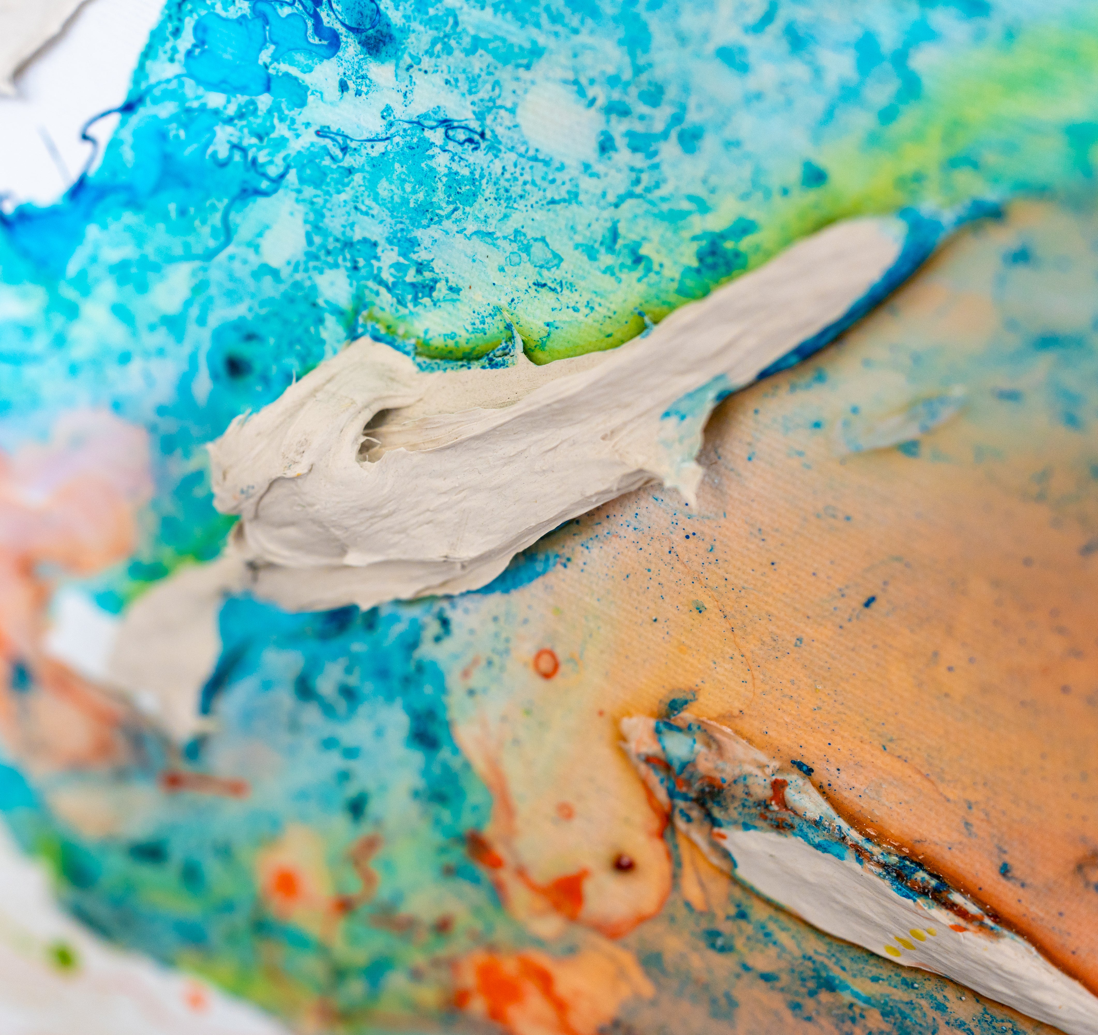 Moltenism, Original painting on canvas, 89x130cm, MO12