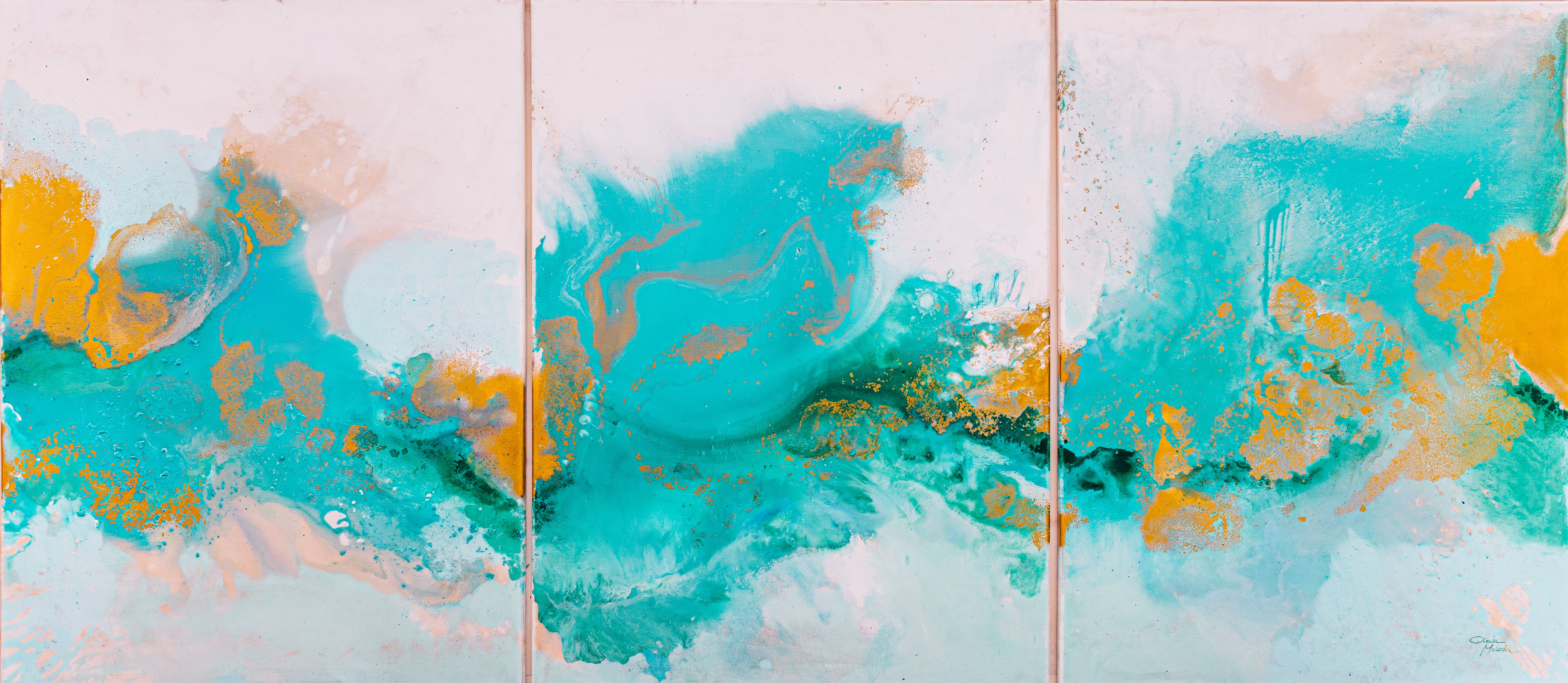 Original painting on canvas, 80x180cm, MONA6