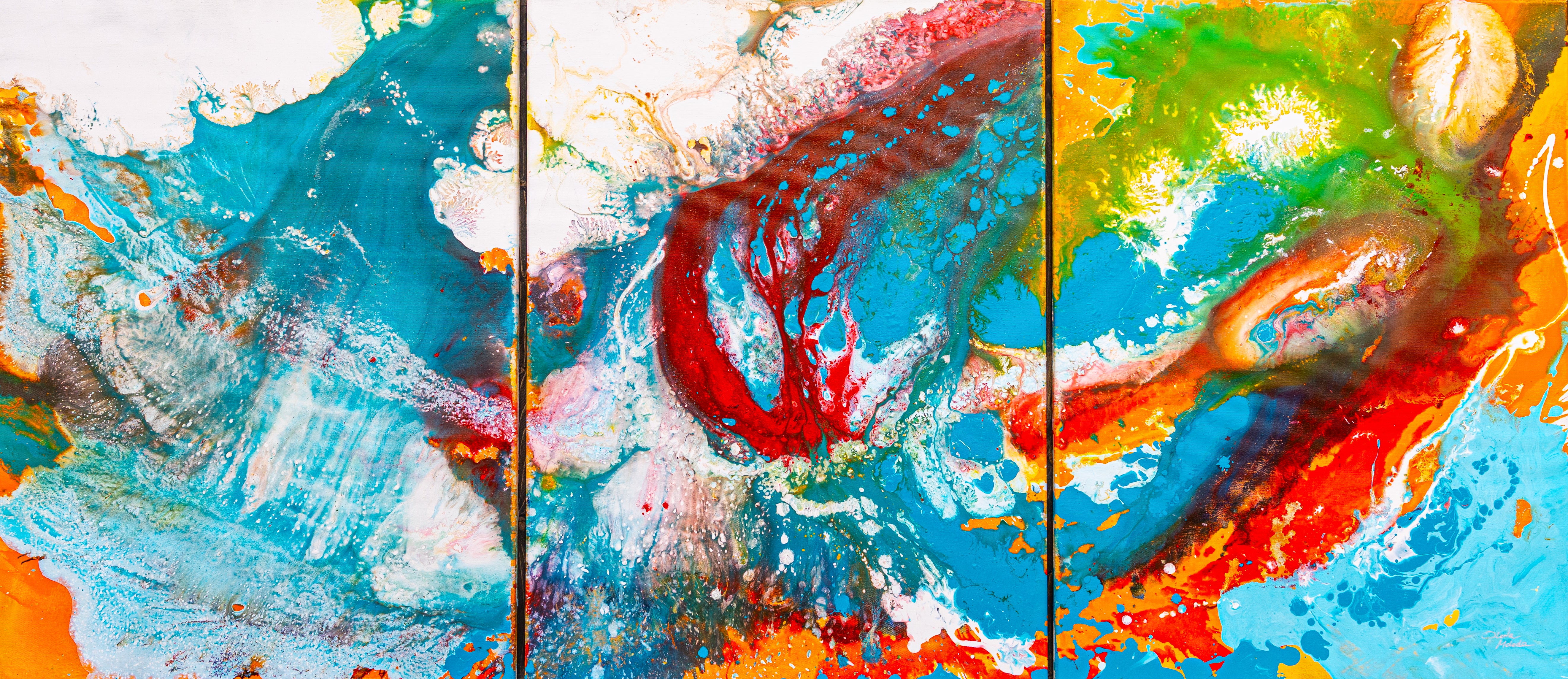 Original painting on canvas, 80x180cm, MONA1