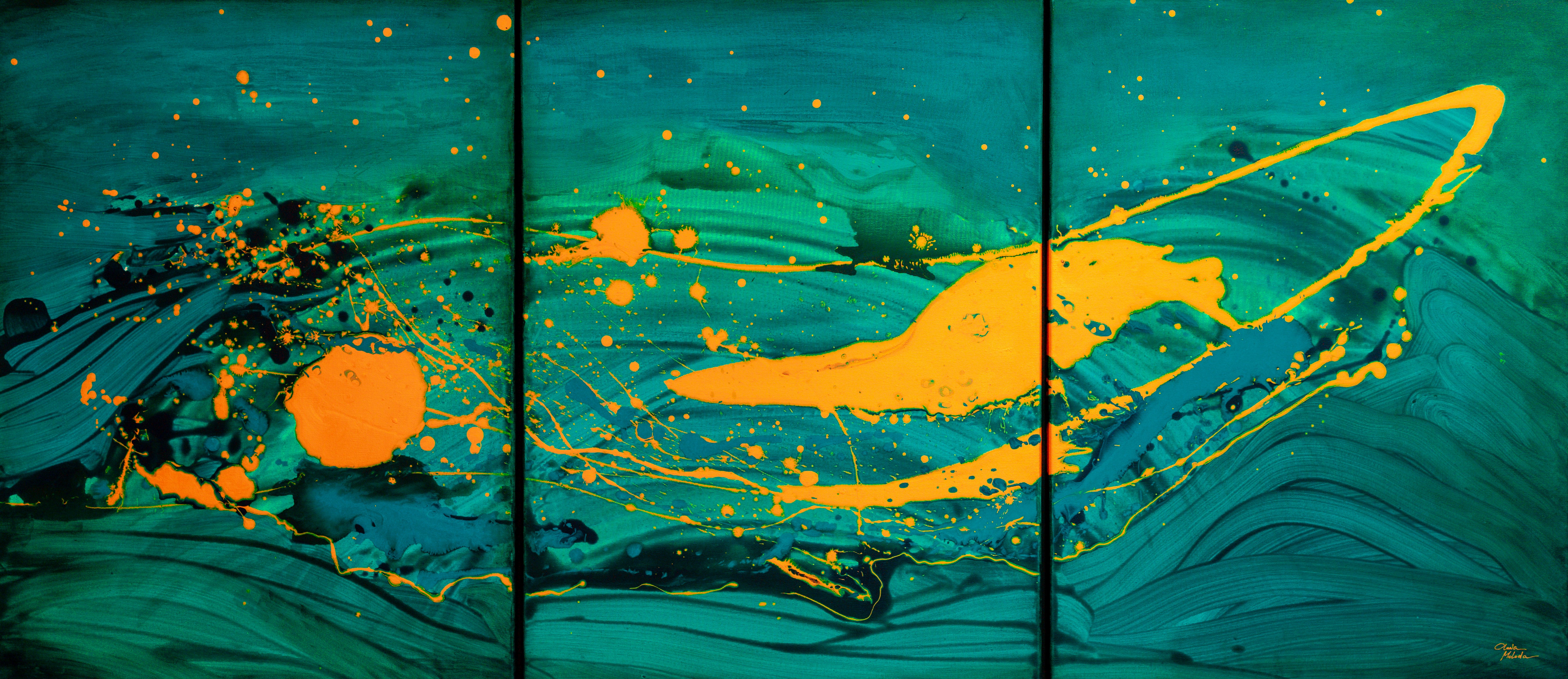 Original painting on canvas, 80x180cm, MONA8