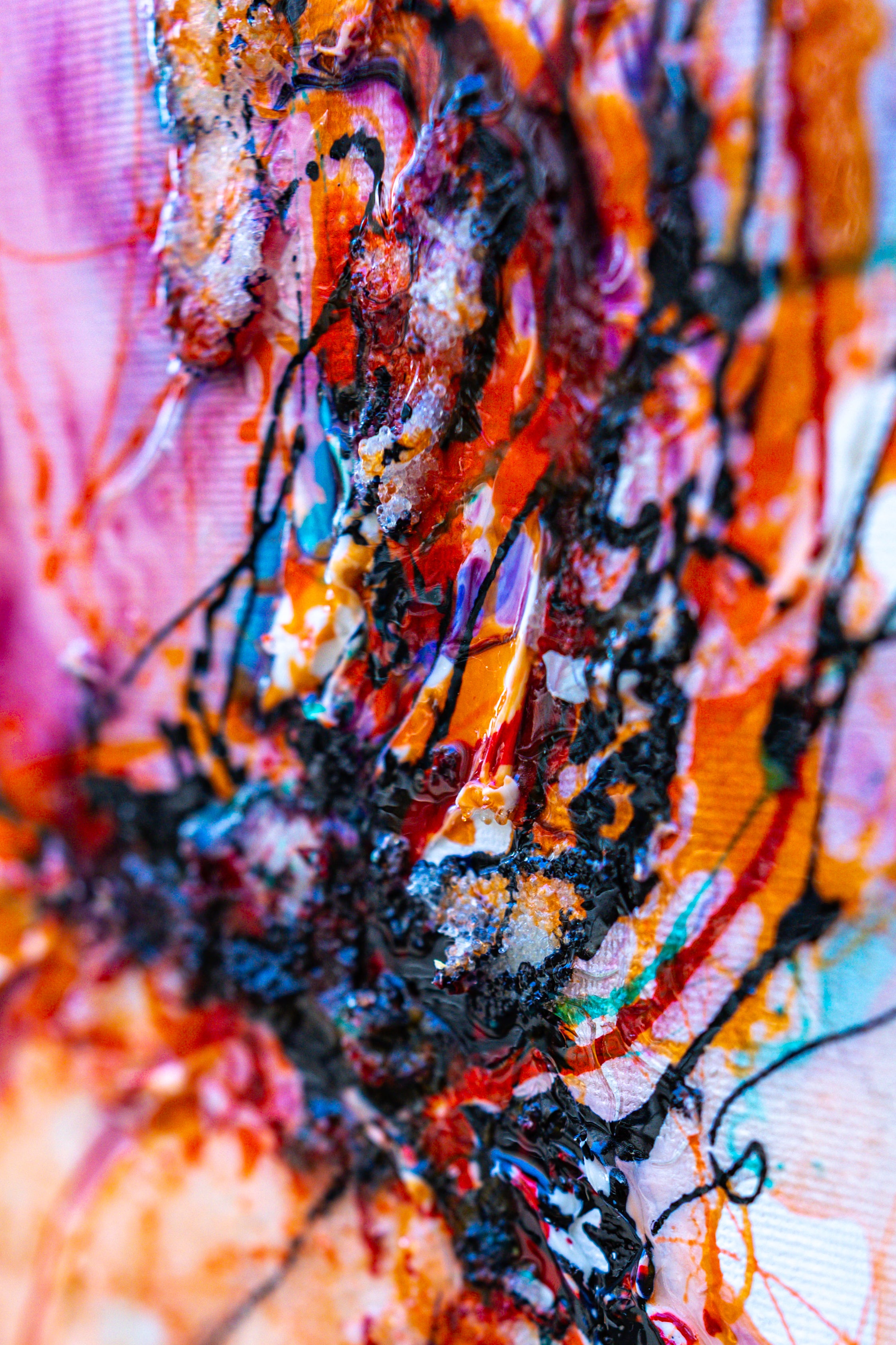 Moltenism, Original painting on canvas, 50x100cm, MO41, Introverts 2026 series