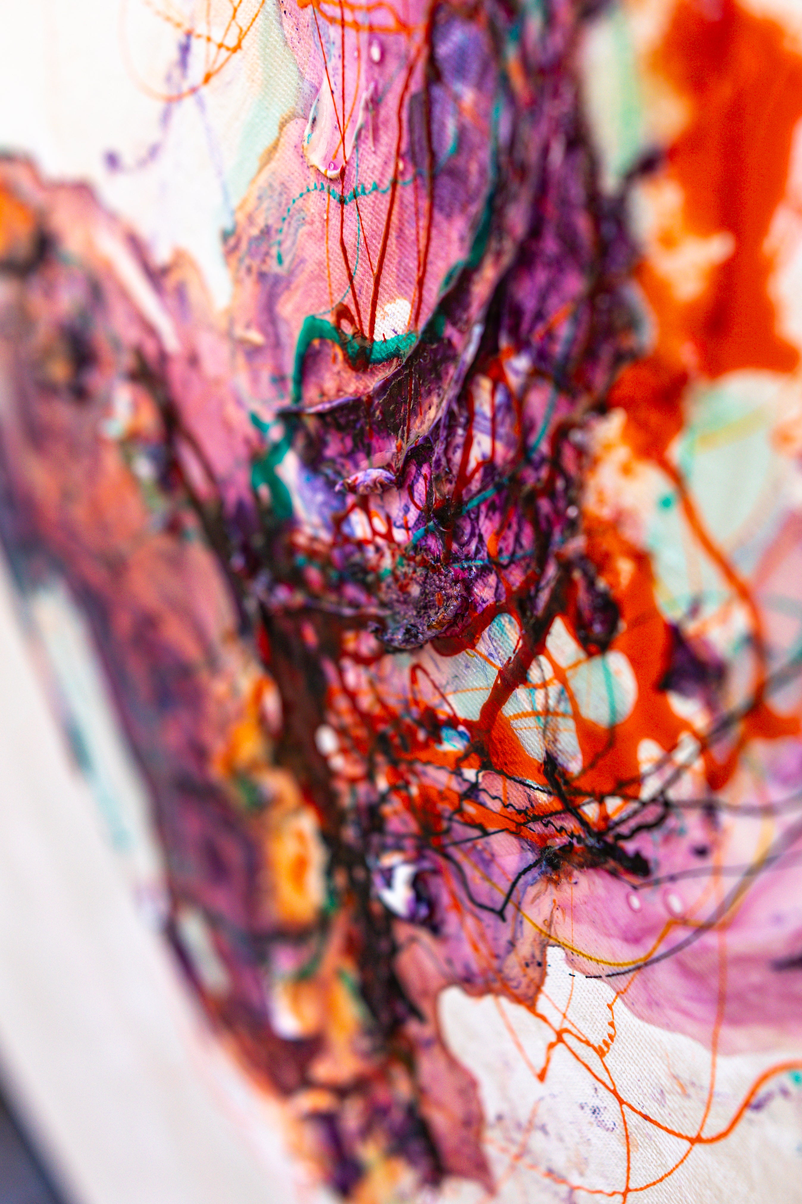 Moltenism, Original painting on canvas, 50x100cm, MO42, Introverts 2026 series