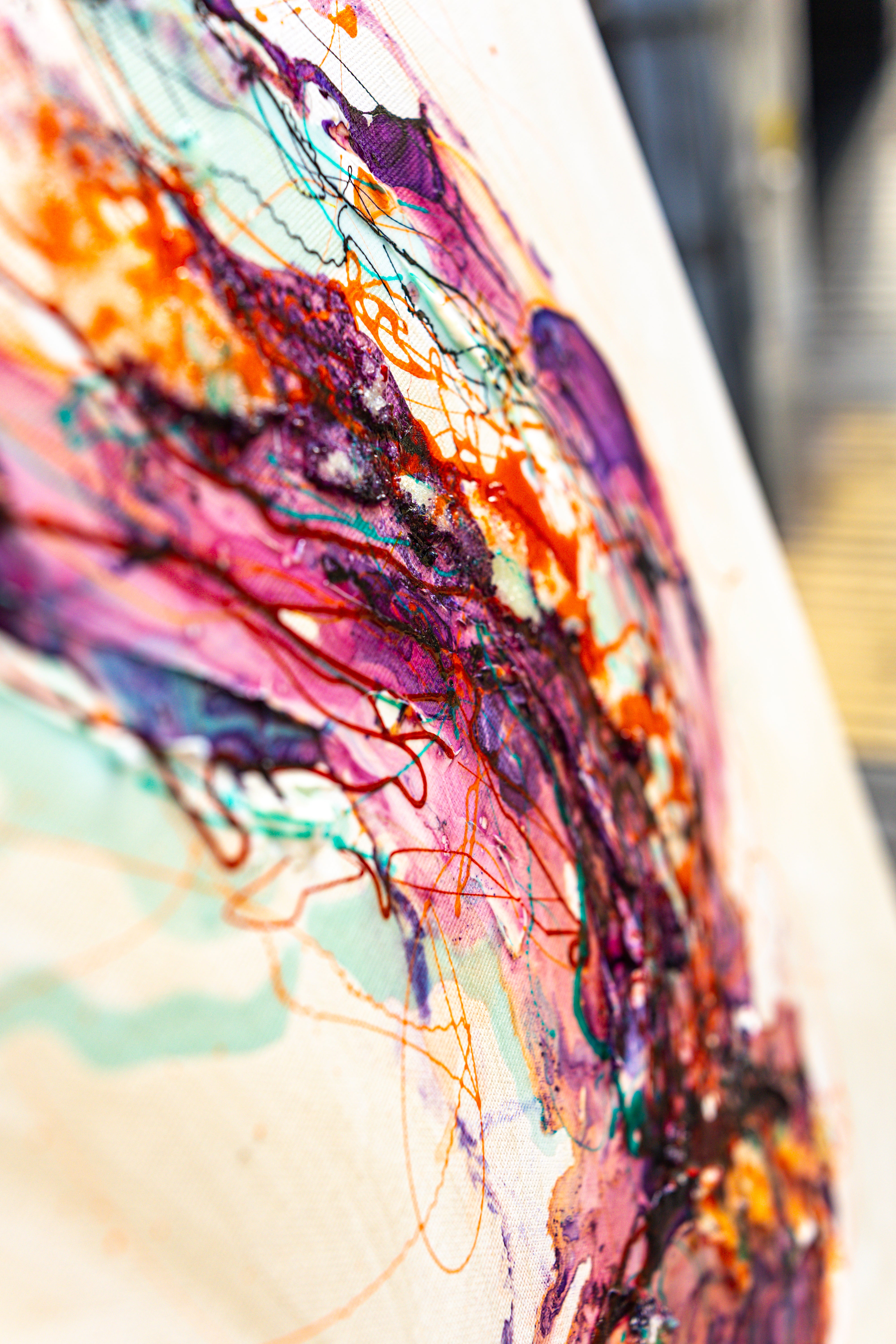 Moltenism, Original painting on canvas, 50x100cm, MO42, Introverts 2026 series
