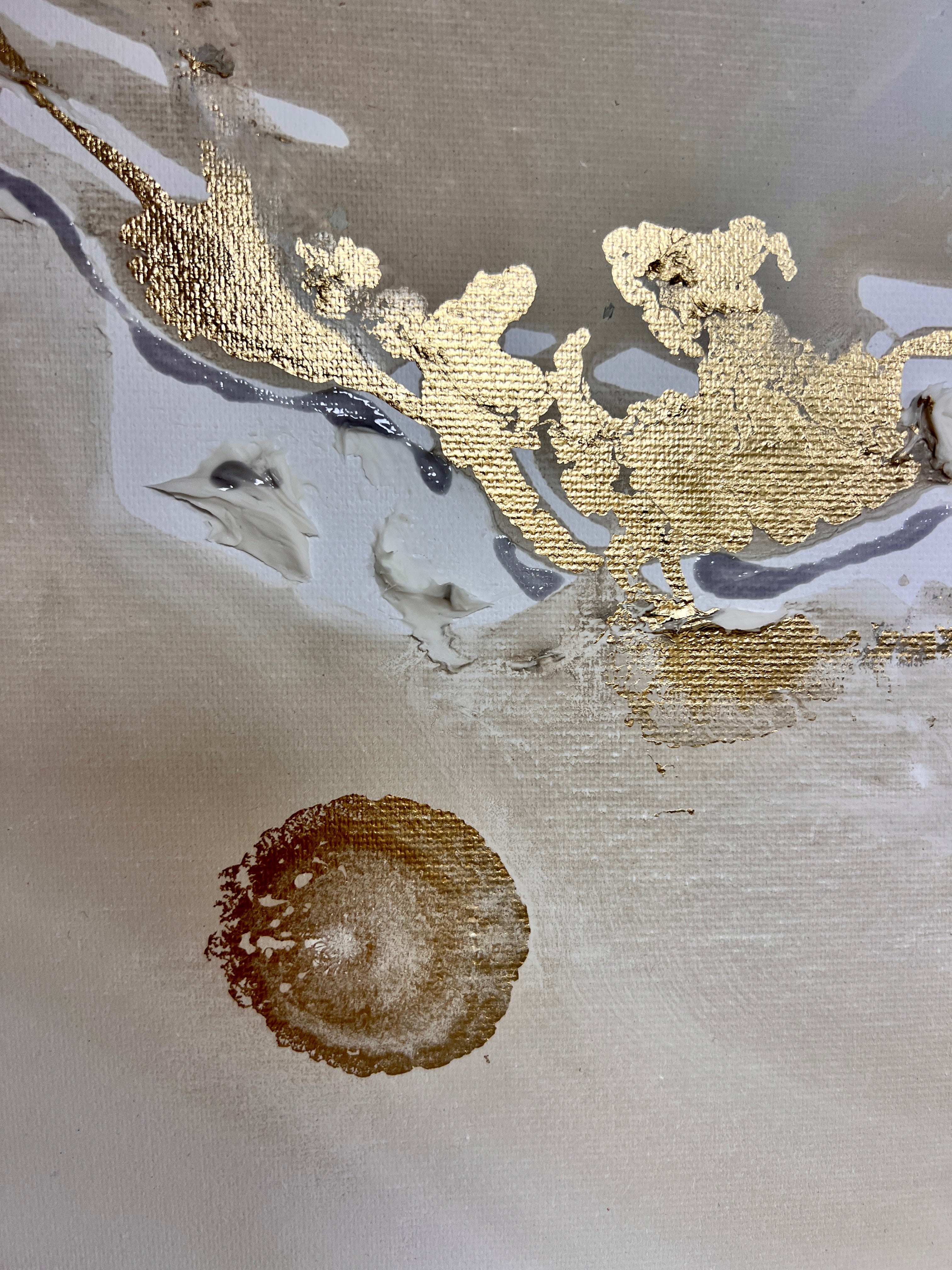Serenity Tides IV – Original Moltenism Painting, 80 × 160 cm