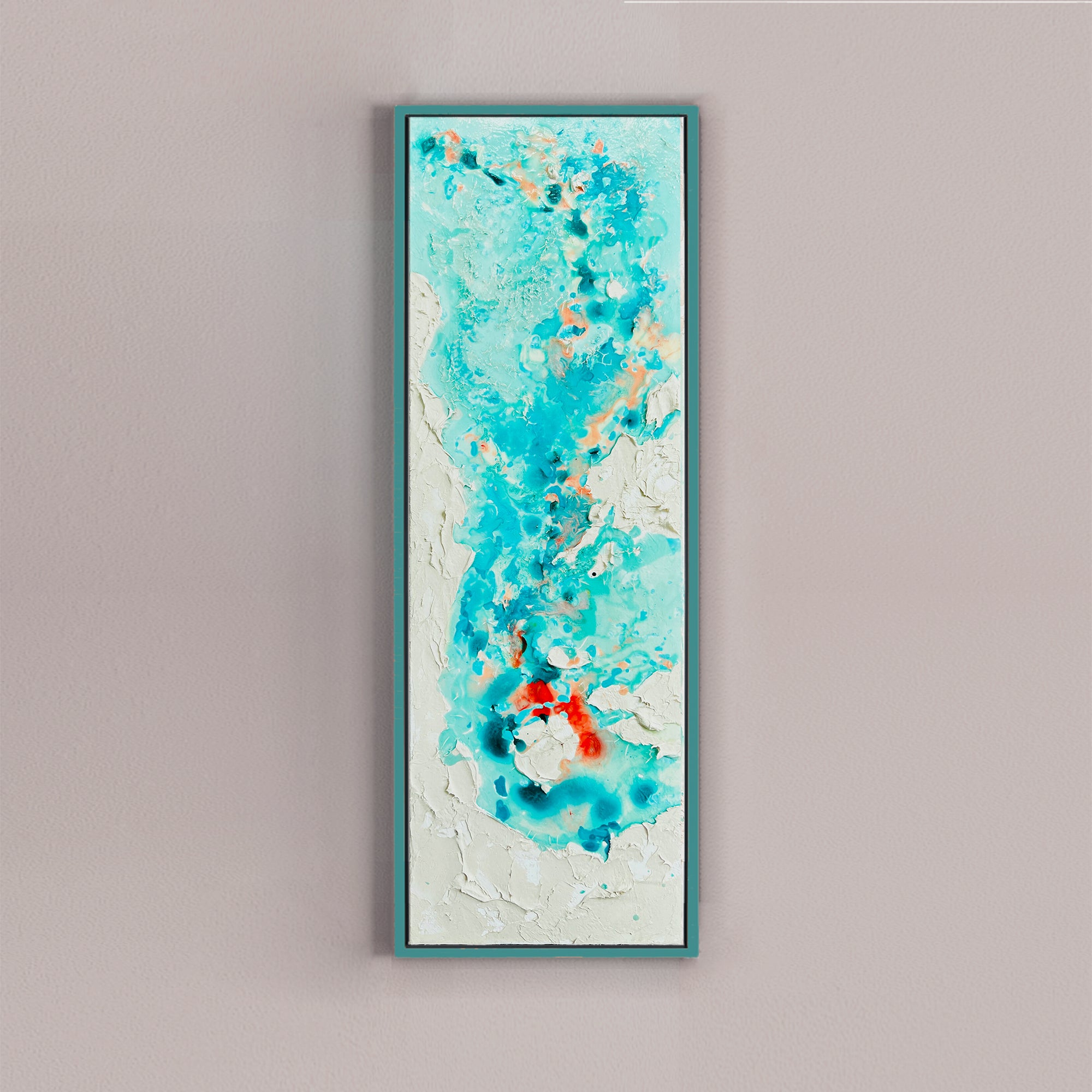 "Hormuz island 5" Original painting on Canvas, 30x90 cm, Moltenism