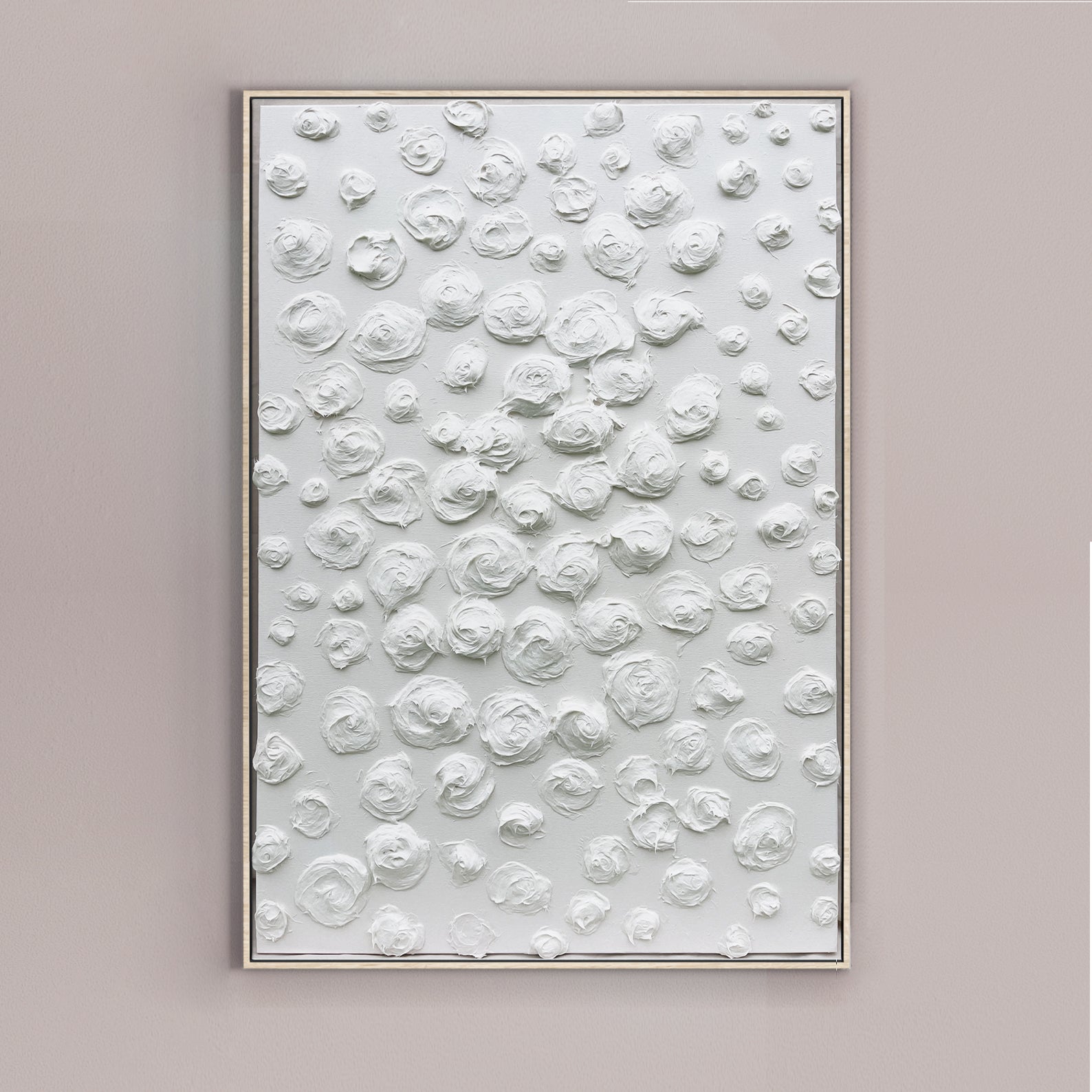 Moltenism, Original painting on Canvas, 90x60 cm, 'Whispers of Flowers'