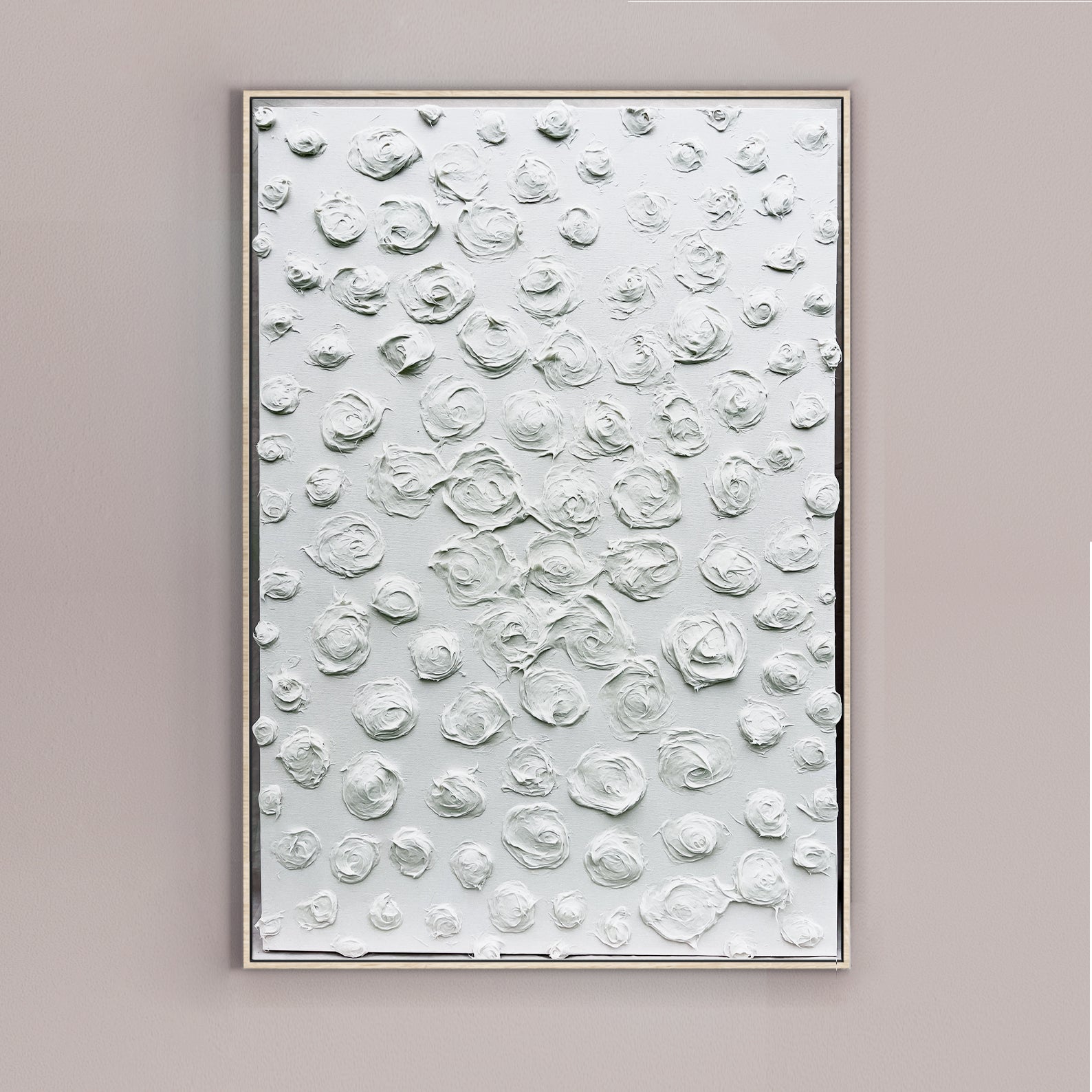 Moltenism, Original painting on Canvas, 90x60 cm, 'Whispers of Flowers 2'