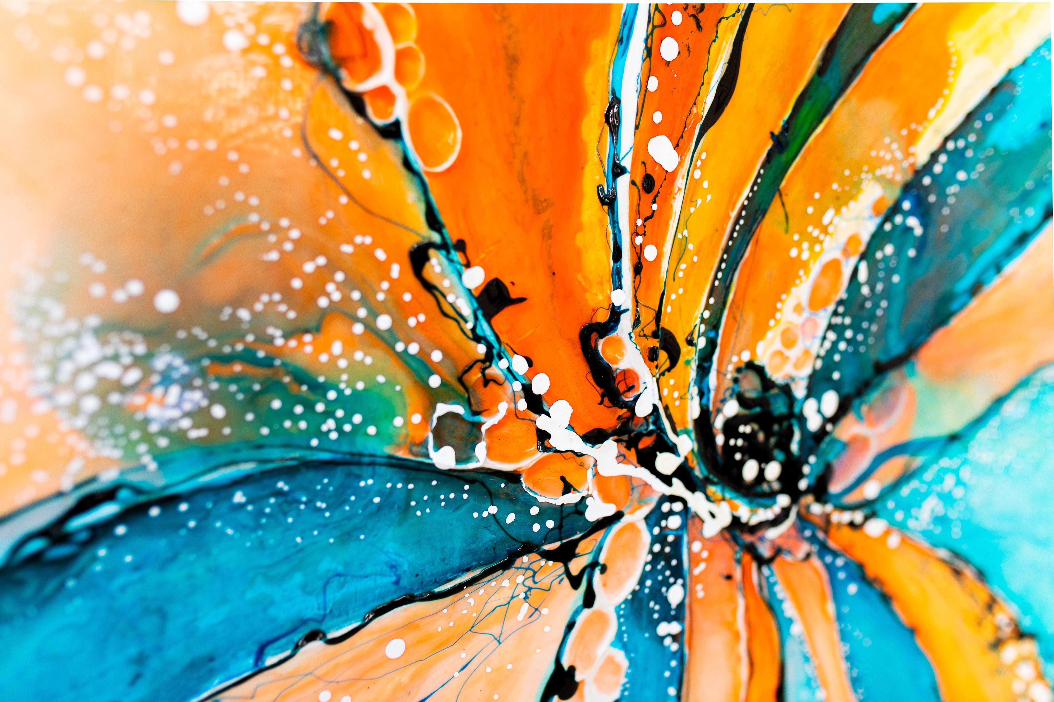 Moltenism, Original painting on canvas, 80x90cm, MO31