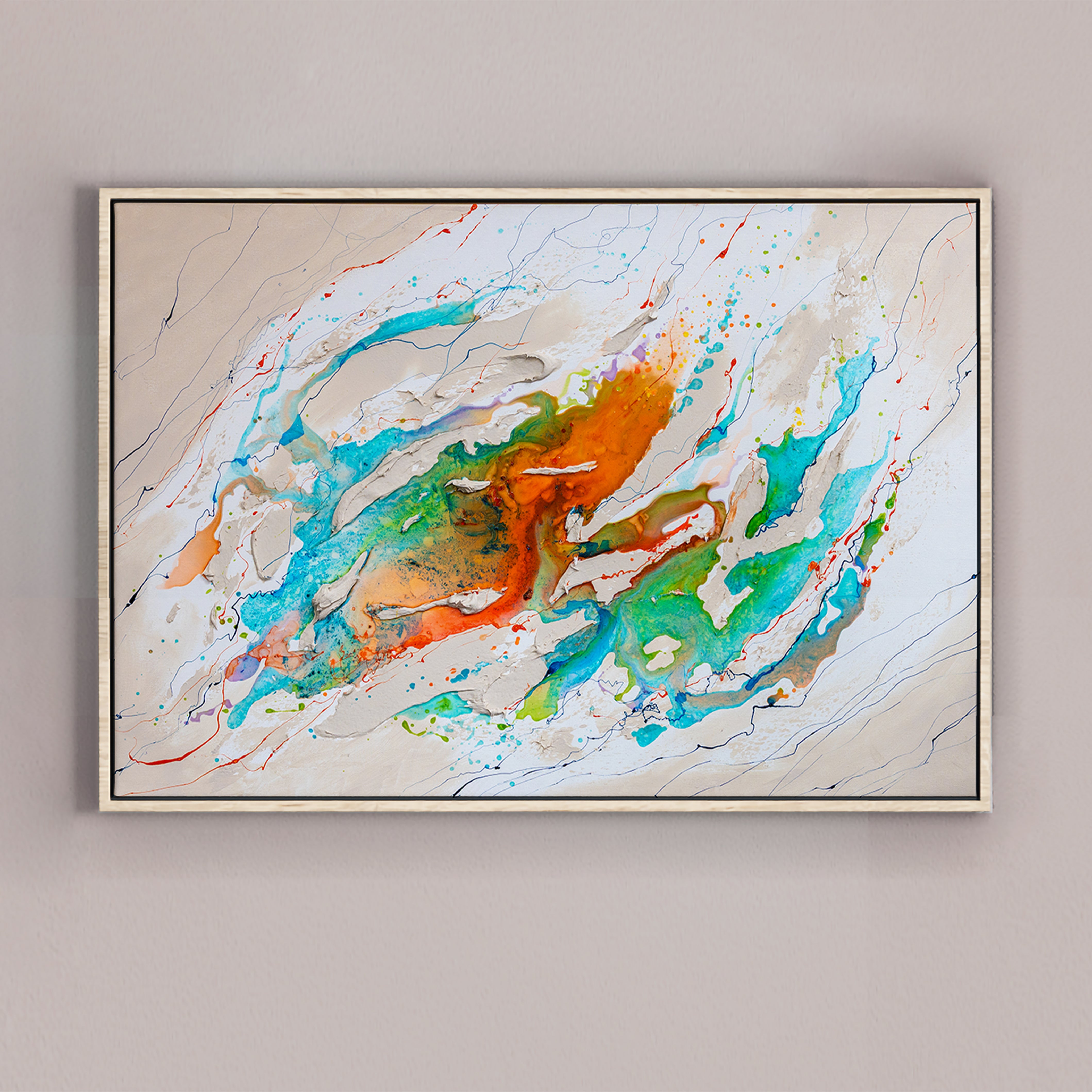 Moltenism, Original painting on canvas, 89x130cm, MO12