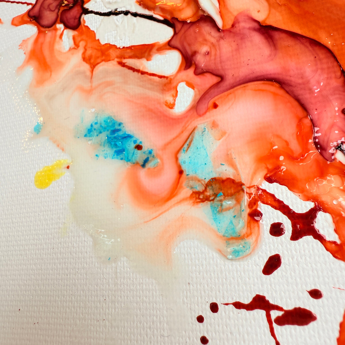 Floating Within – Introverts Moltenism Painting, 40x80cm