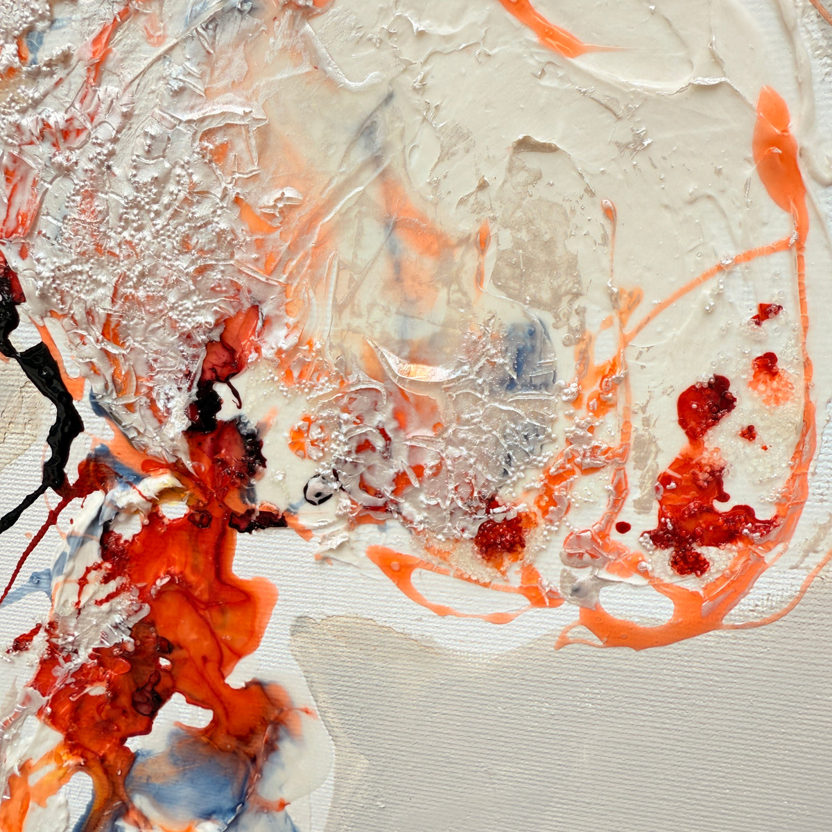 Introverts I – Jellyfish Moltenism Painting, 30x60cm