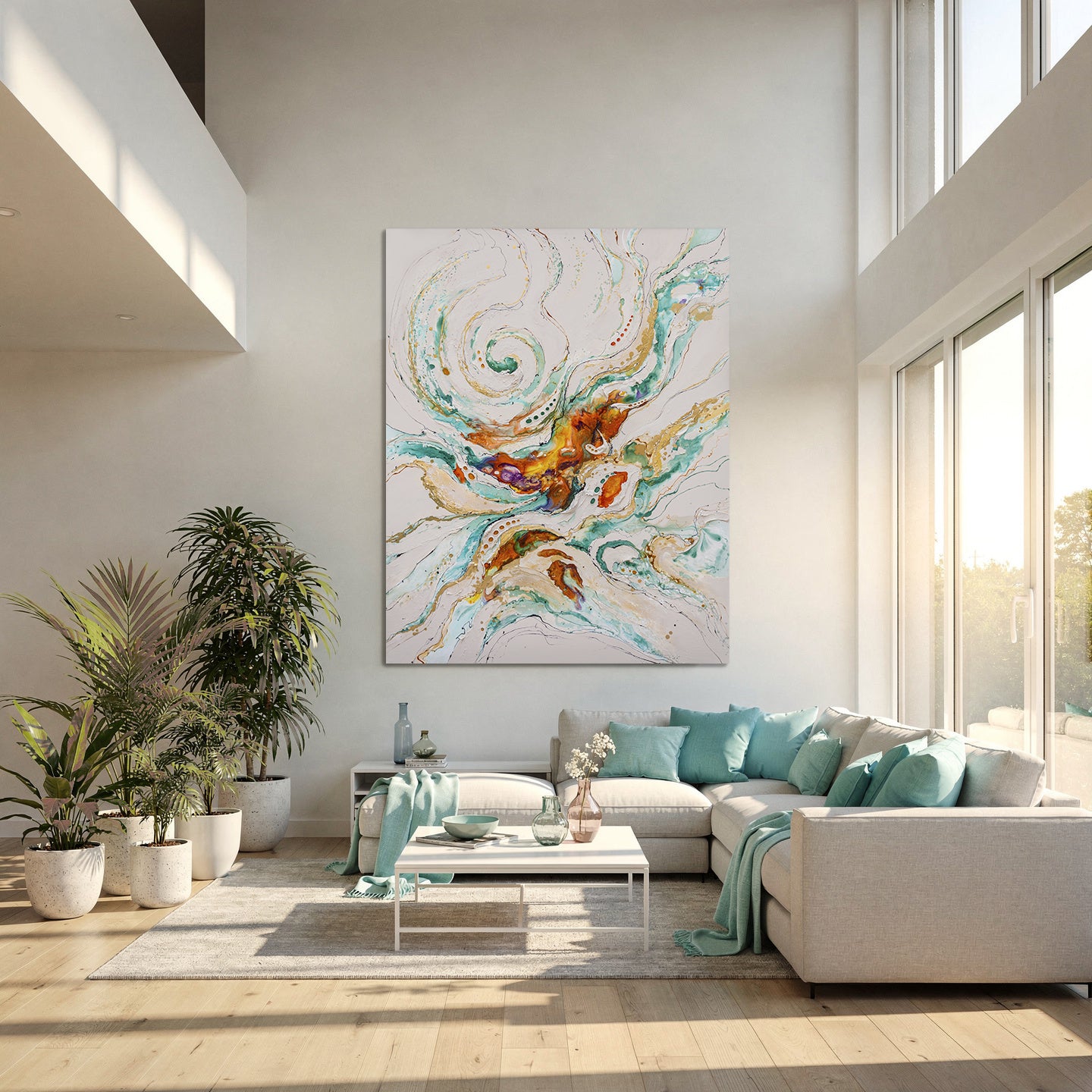 SOLD Moltenism, Original painting on canvas, 160x200cm, MO38