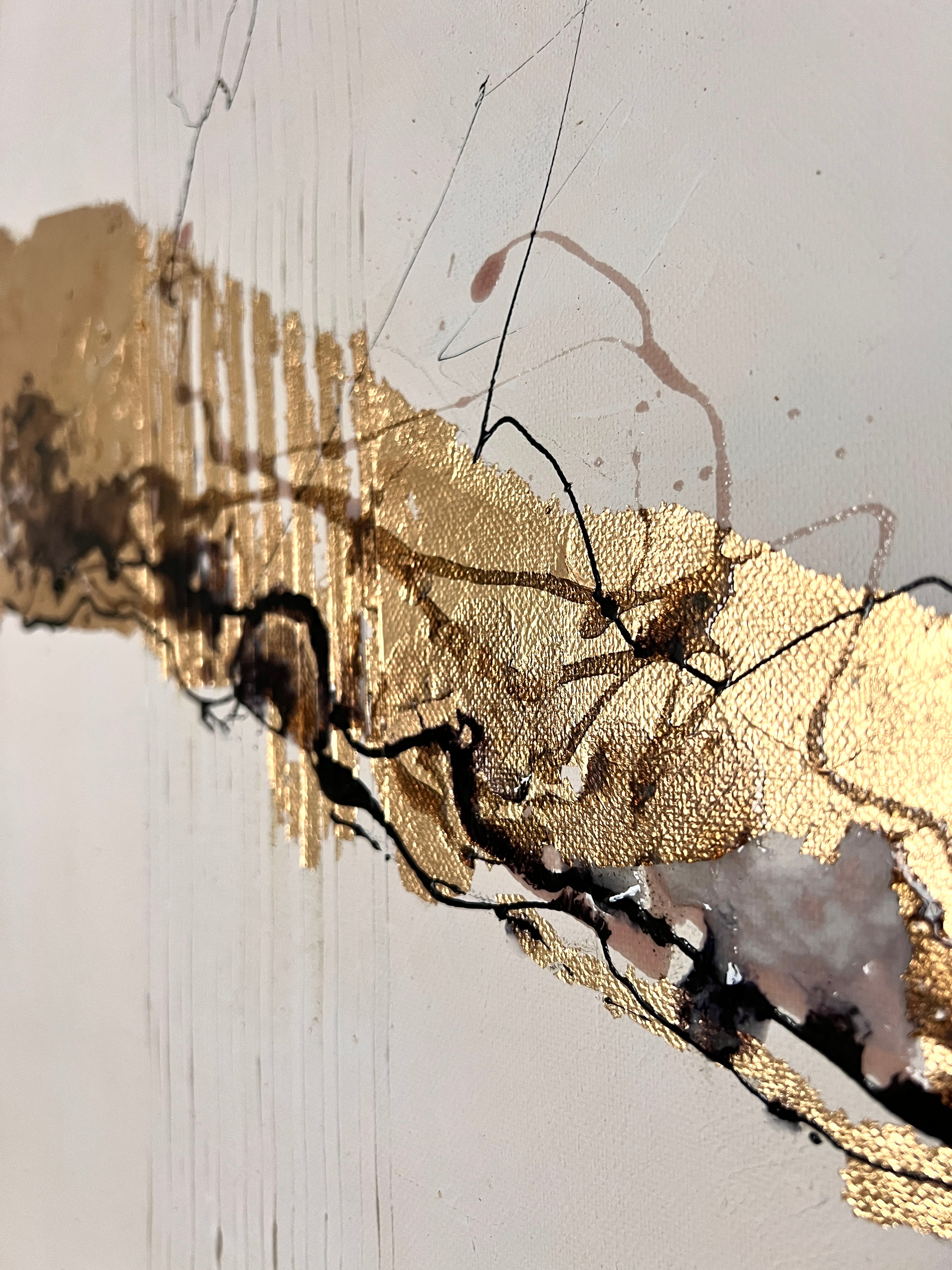 SOLD Moltenism, Original painting on Canvas, 130x90cm, canvas