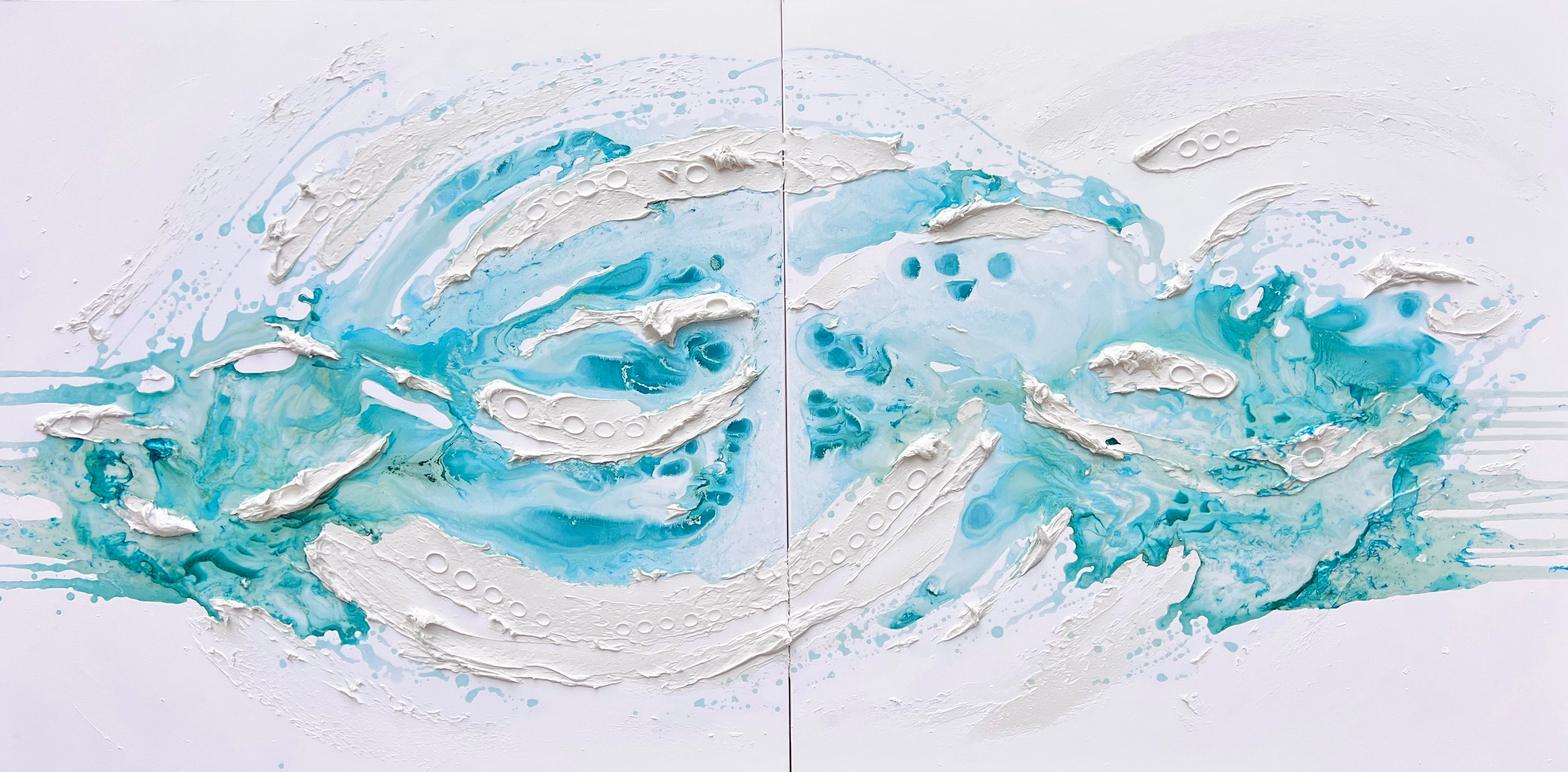 Moltenism, Original painting on canvas, 100x200cm, MO36