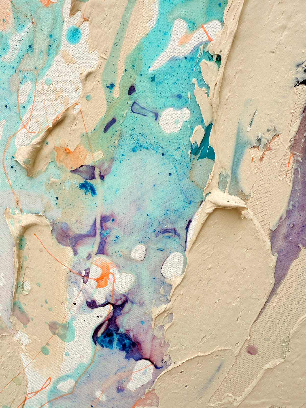 Ignis Nebula – Original Moltenism Painting, 100x140cm