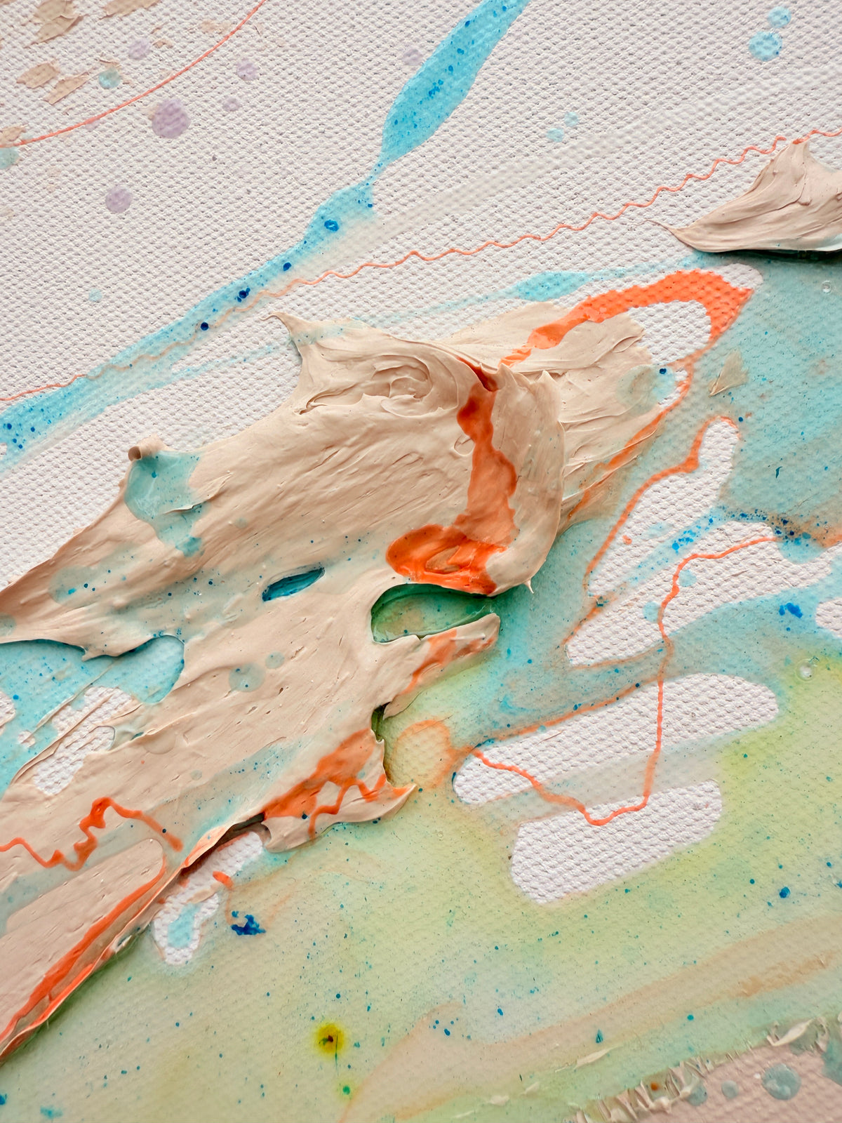 Ignis Nebula – Original Moltenism Painting, 100x140cm