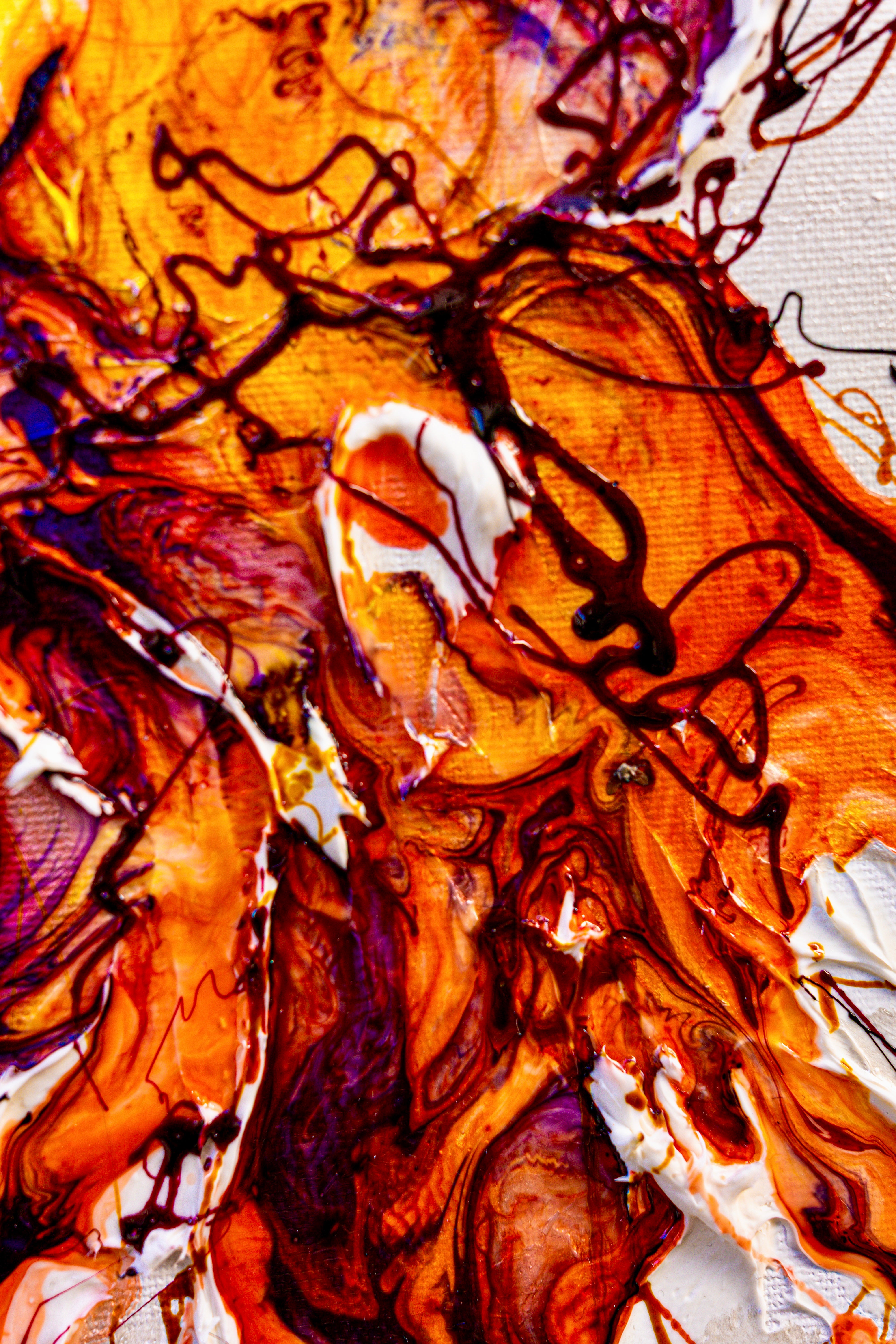 Moltenism, Original painting on canvas, 50x100cm, MO46, Introverts 2026 series