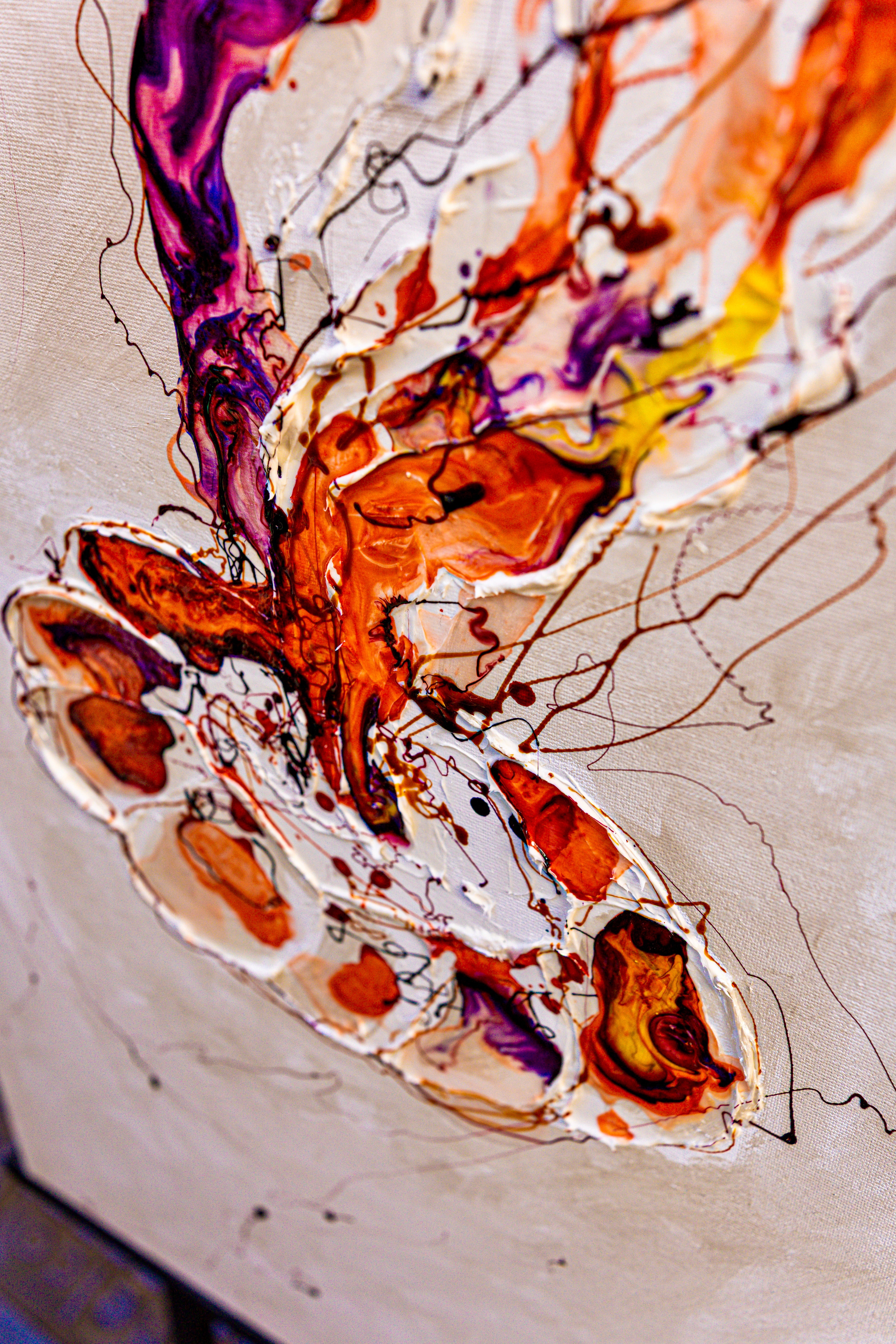 Moltenism, Original painting on canvas, 50x100cm, MO49, Introverts 2026 series