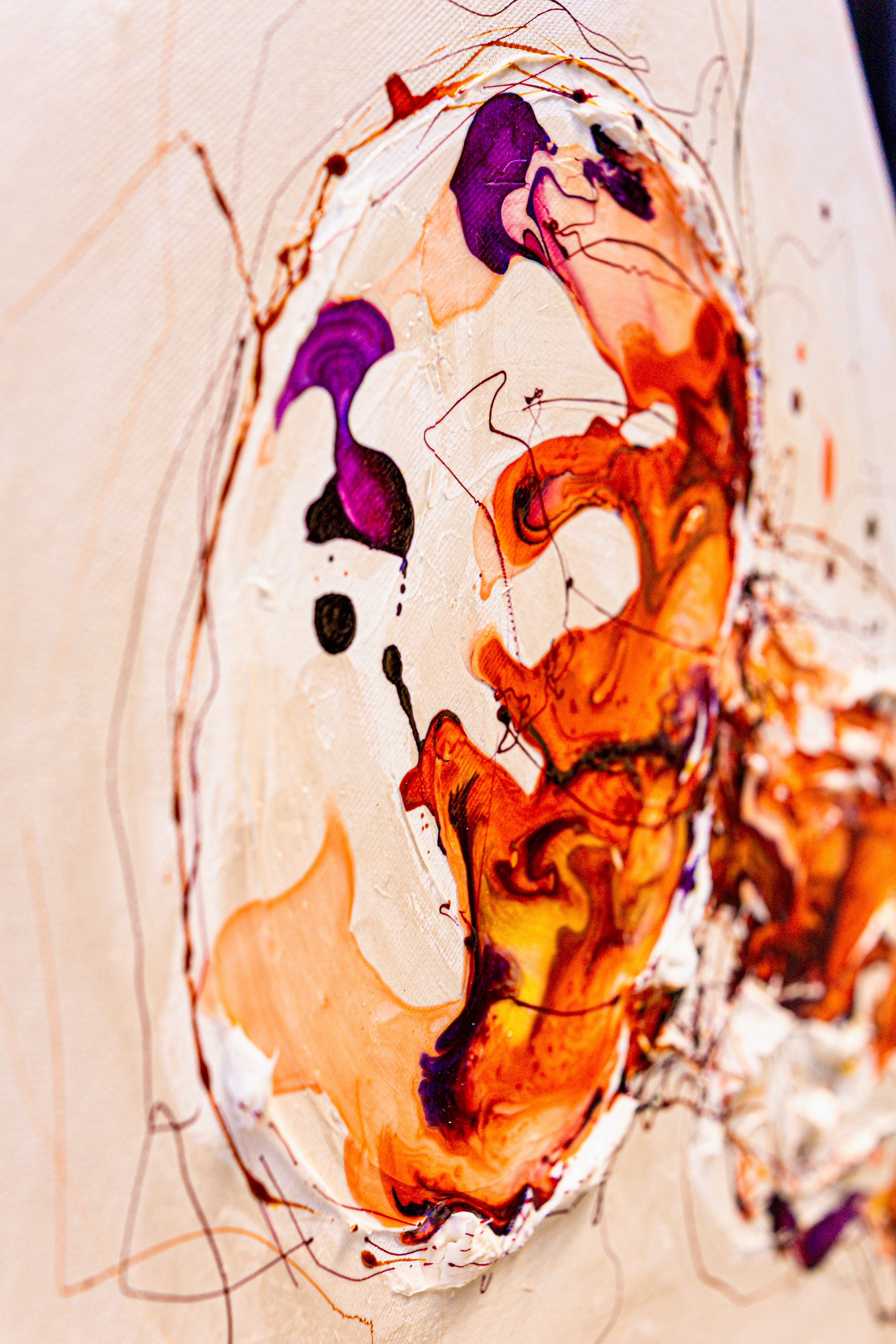 Moltenism, Original painting on canvas, 50x100cm, MO45, Introverts 2026 series