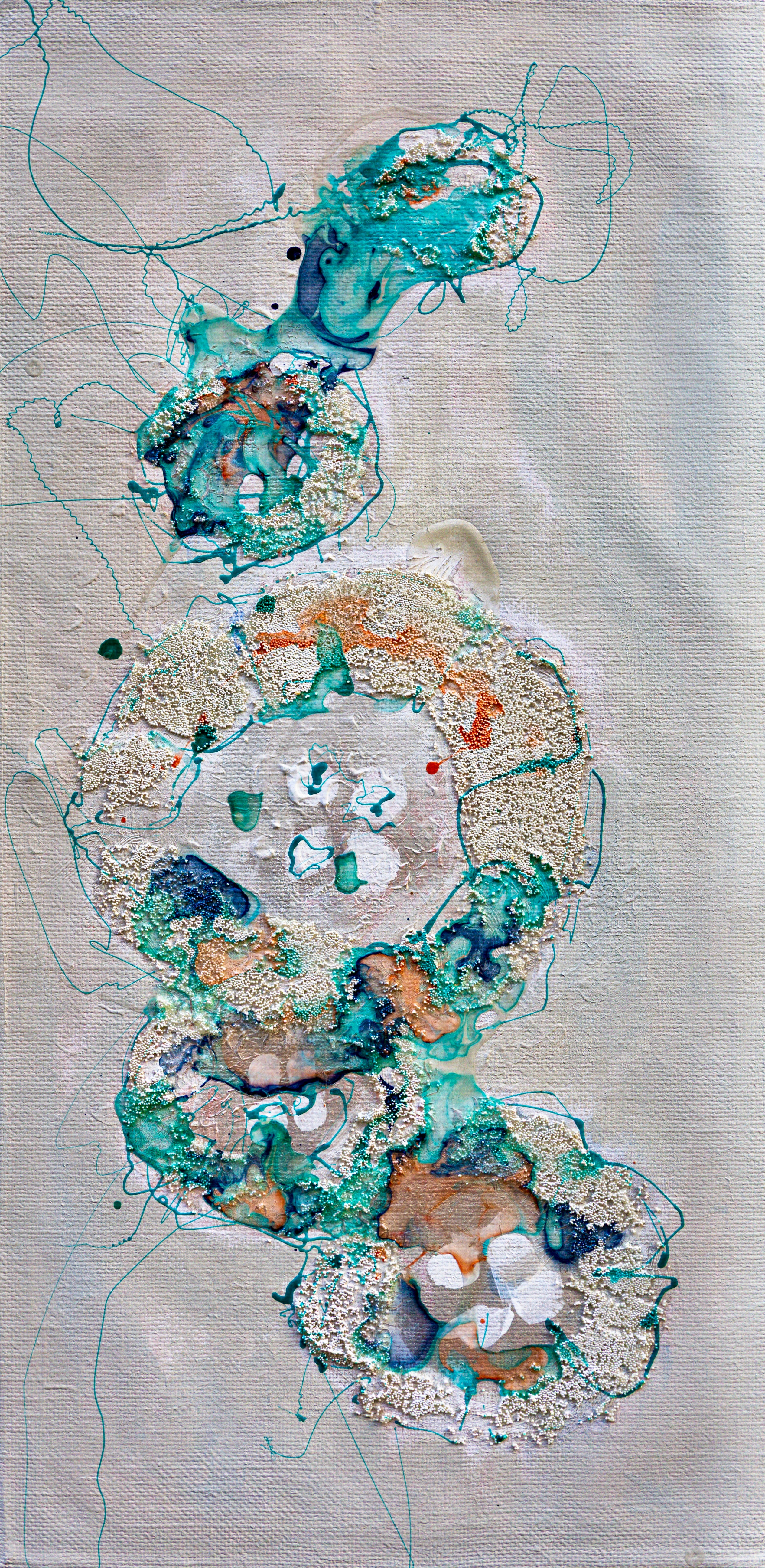 Moltenism, Original painting on canvas, 35x70cm, MO51, Introverts 2026 series