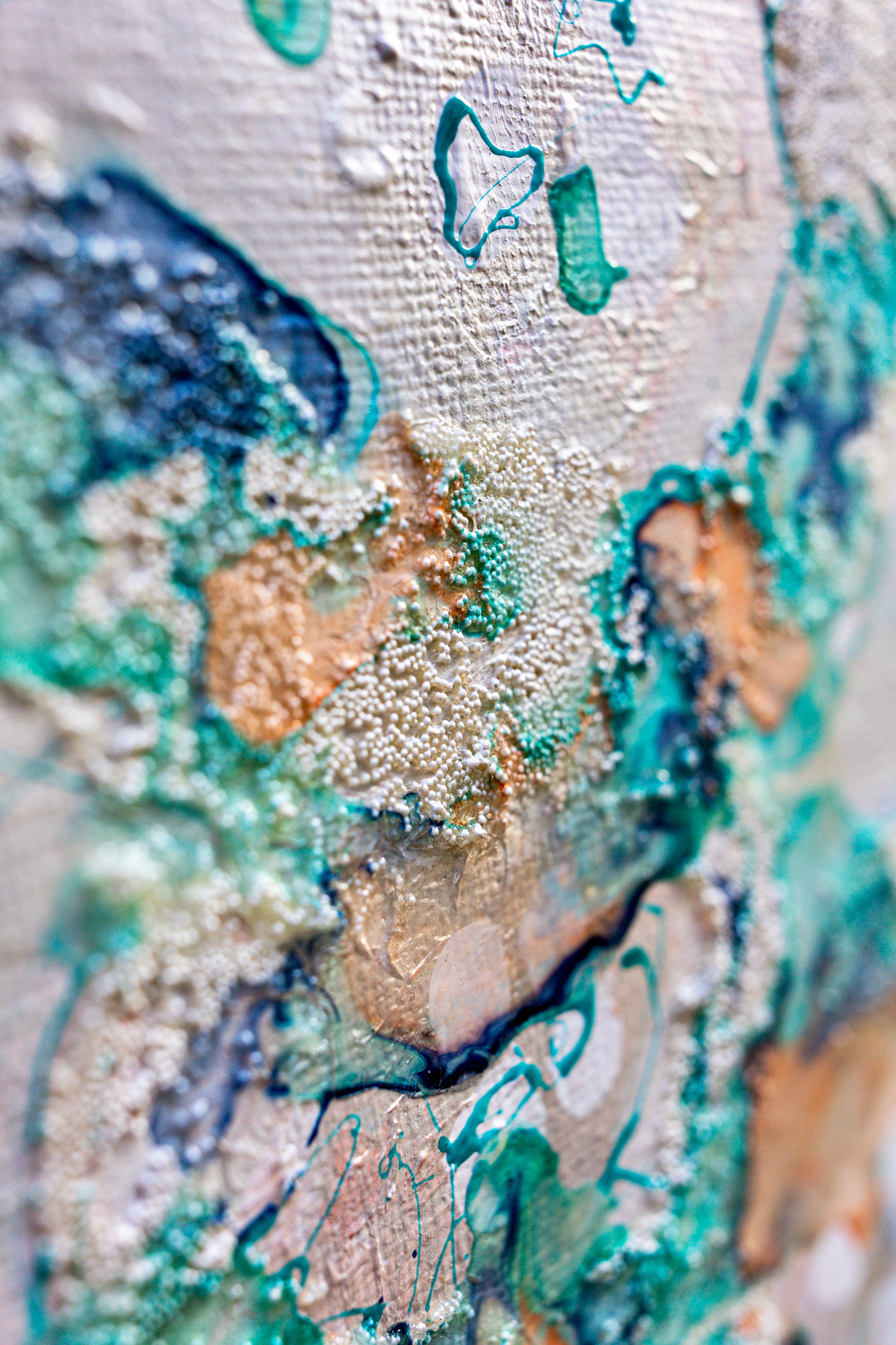 Moltenism, Original painting on canvas, 35x70cm, MO51, Introverts 2026 series