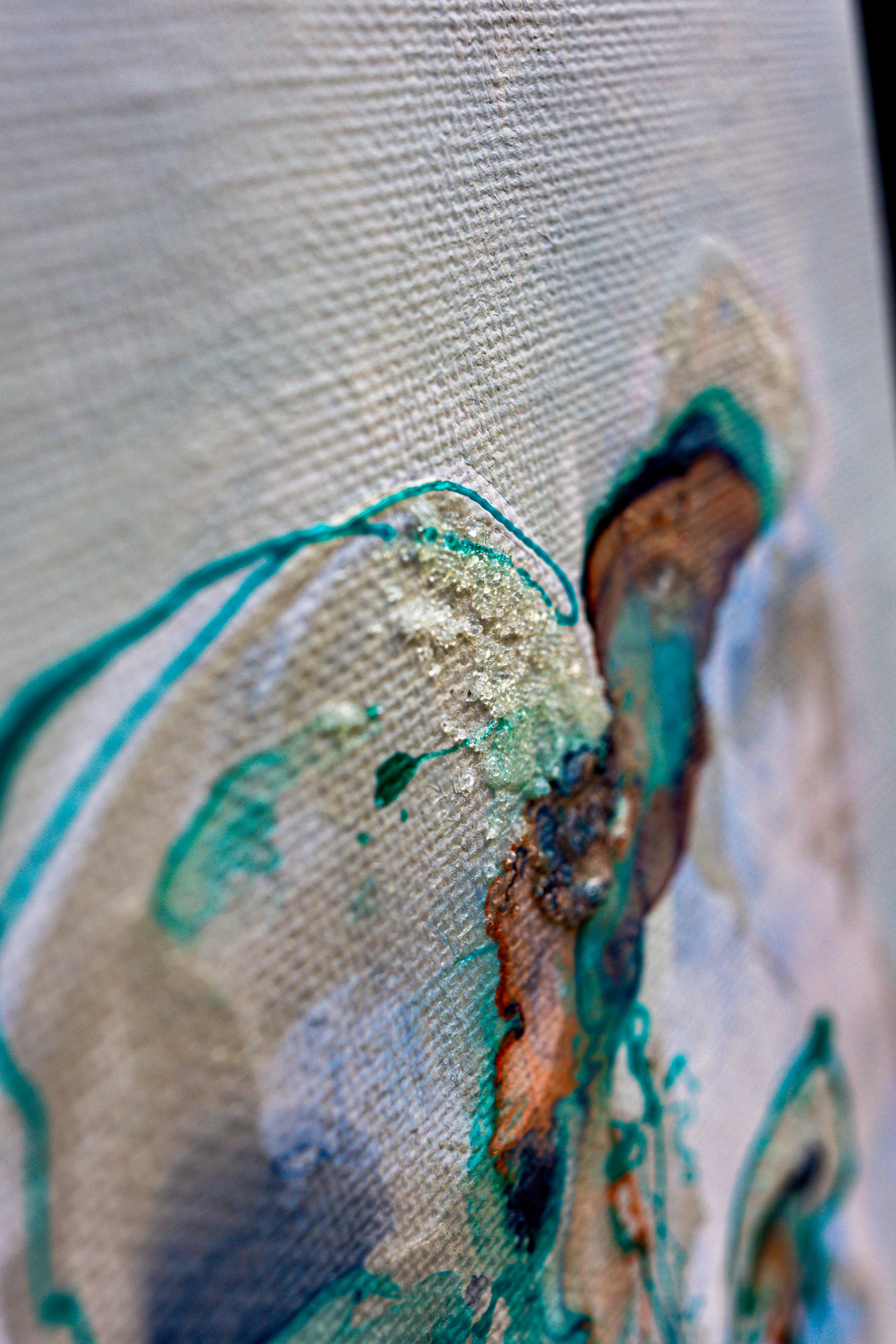 Moltenism, Original painting on canvas, 35x70cm, MO53, Introverts 2026 series