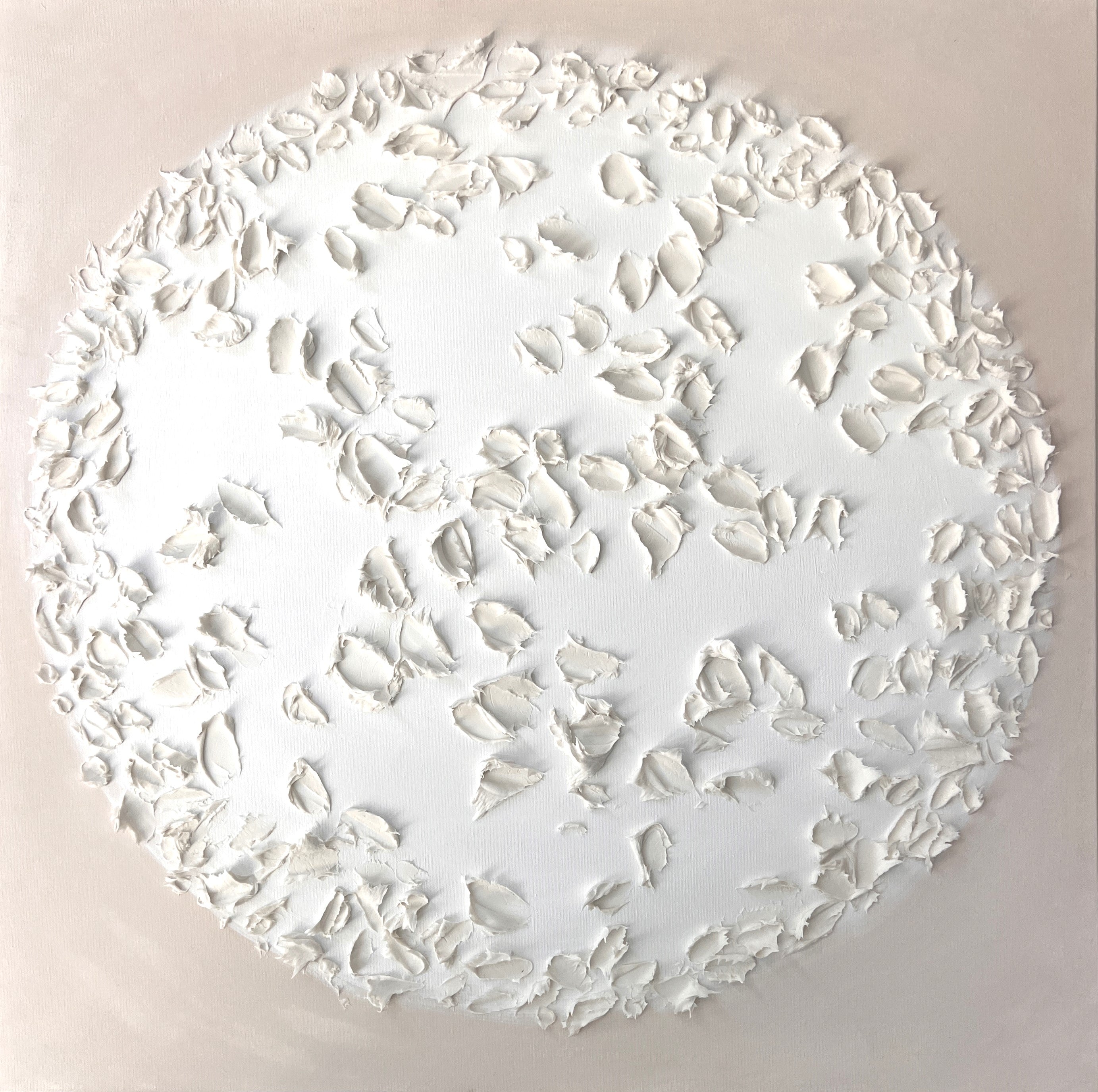 Moltenism, Original painting on Canvas, 90х90cm, 'Whirling Path of Life'