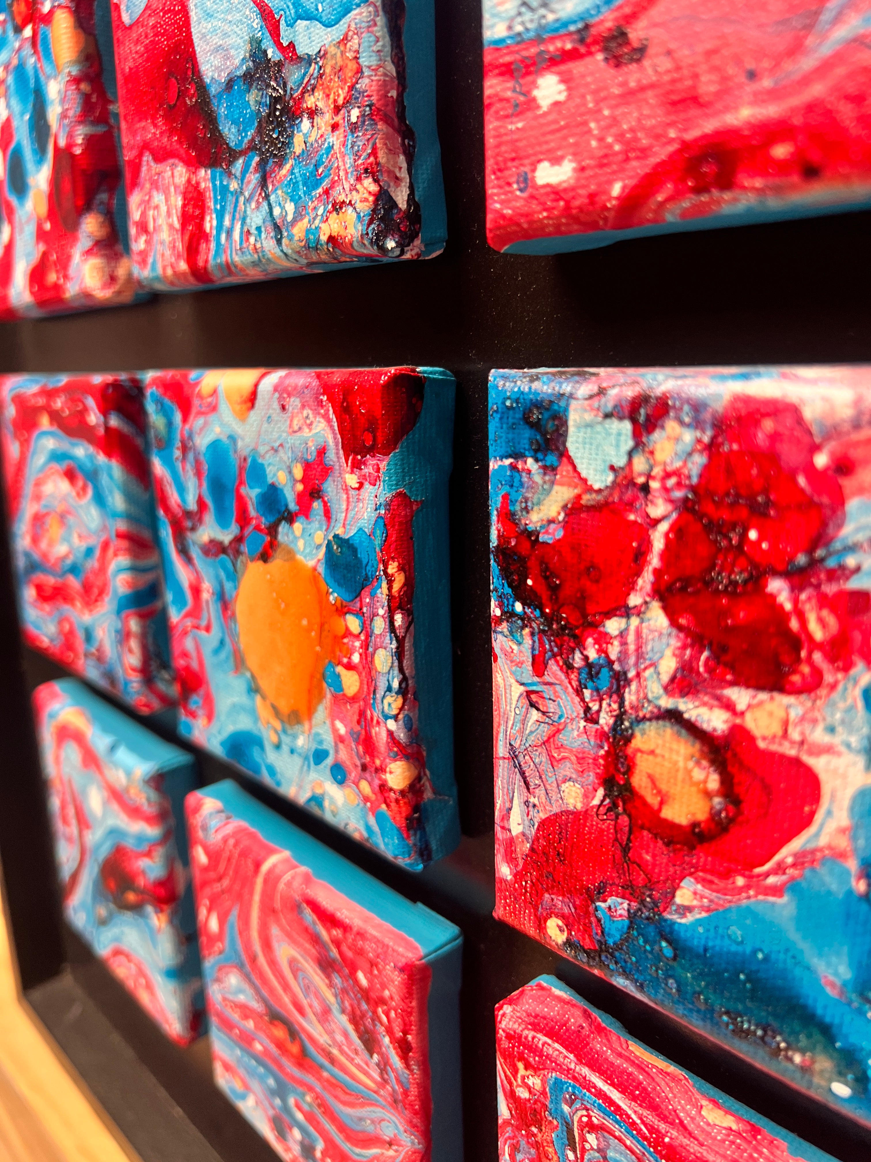 Exclusive contemporary artwork on Canvas, 50x50cm