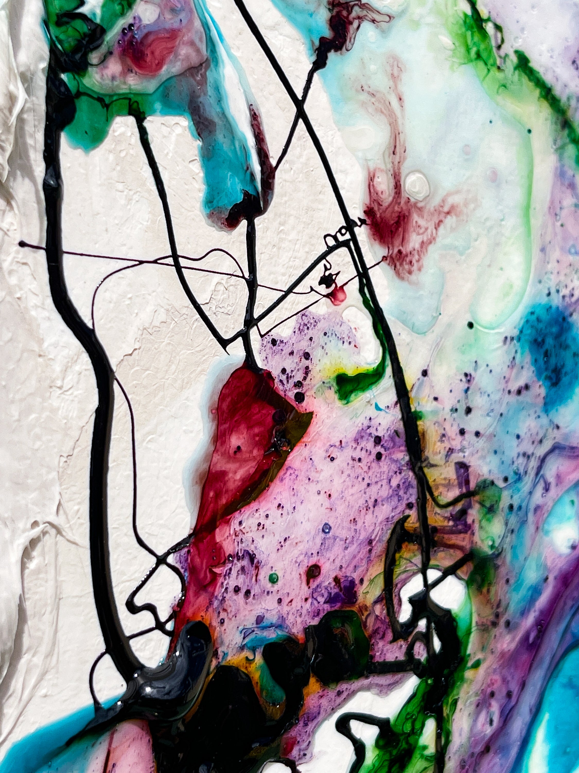 SOLD Moltenism, Original painting on Canvas, 65x90cm, canvas