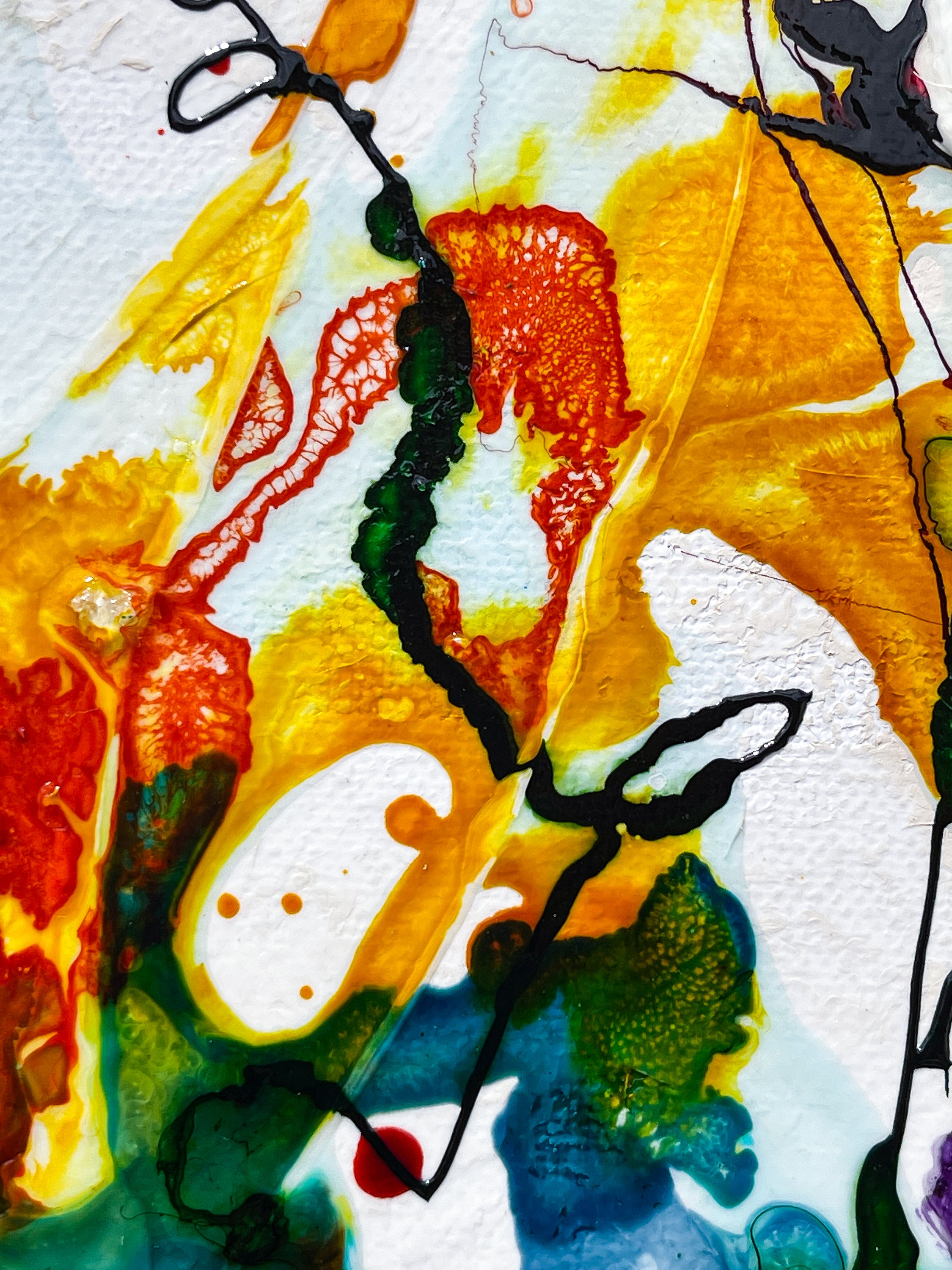 SOLD Moltenism, Original painting on Canvas, 65x90cm, canvas