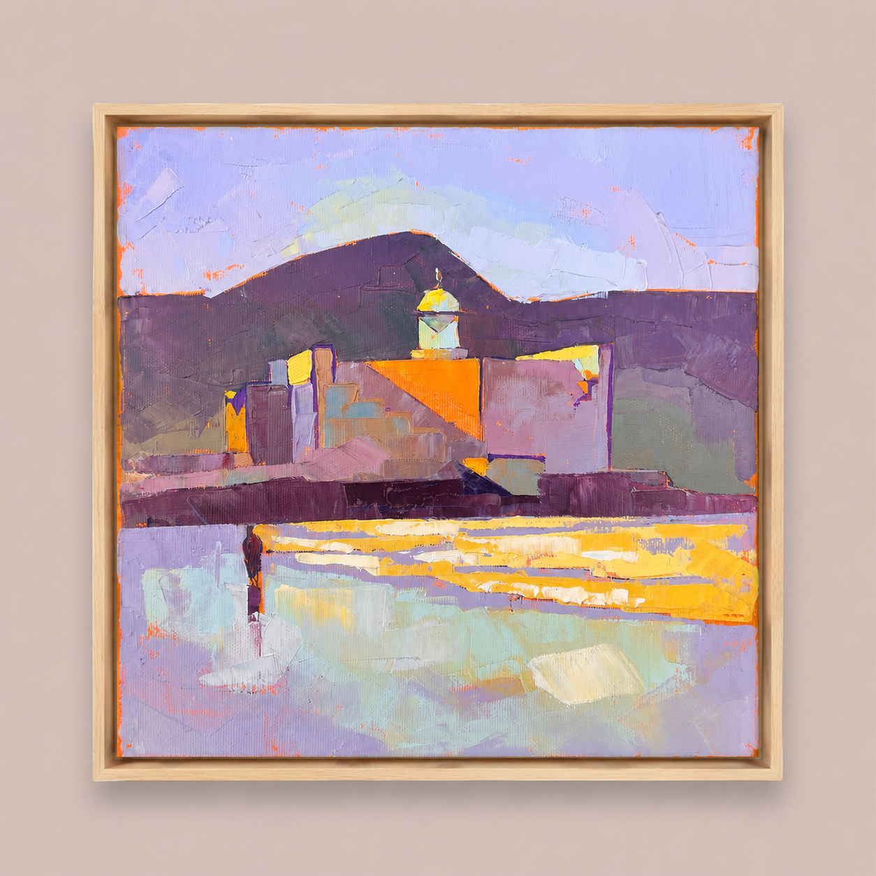 Alfredo Kraus Light 2 – Las Palmas Painting, 30х30cm