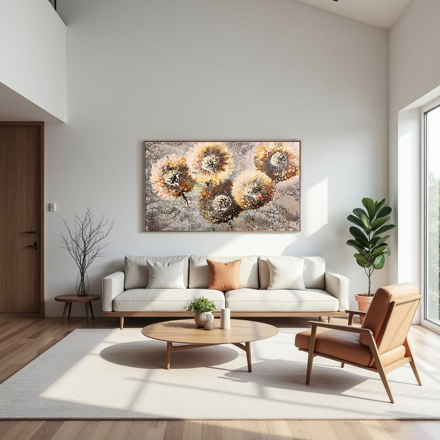 Original painting on Canvas, "Silent Cries of the Ocean" series 70х120cm LV10