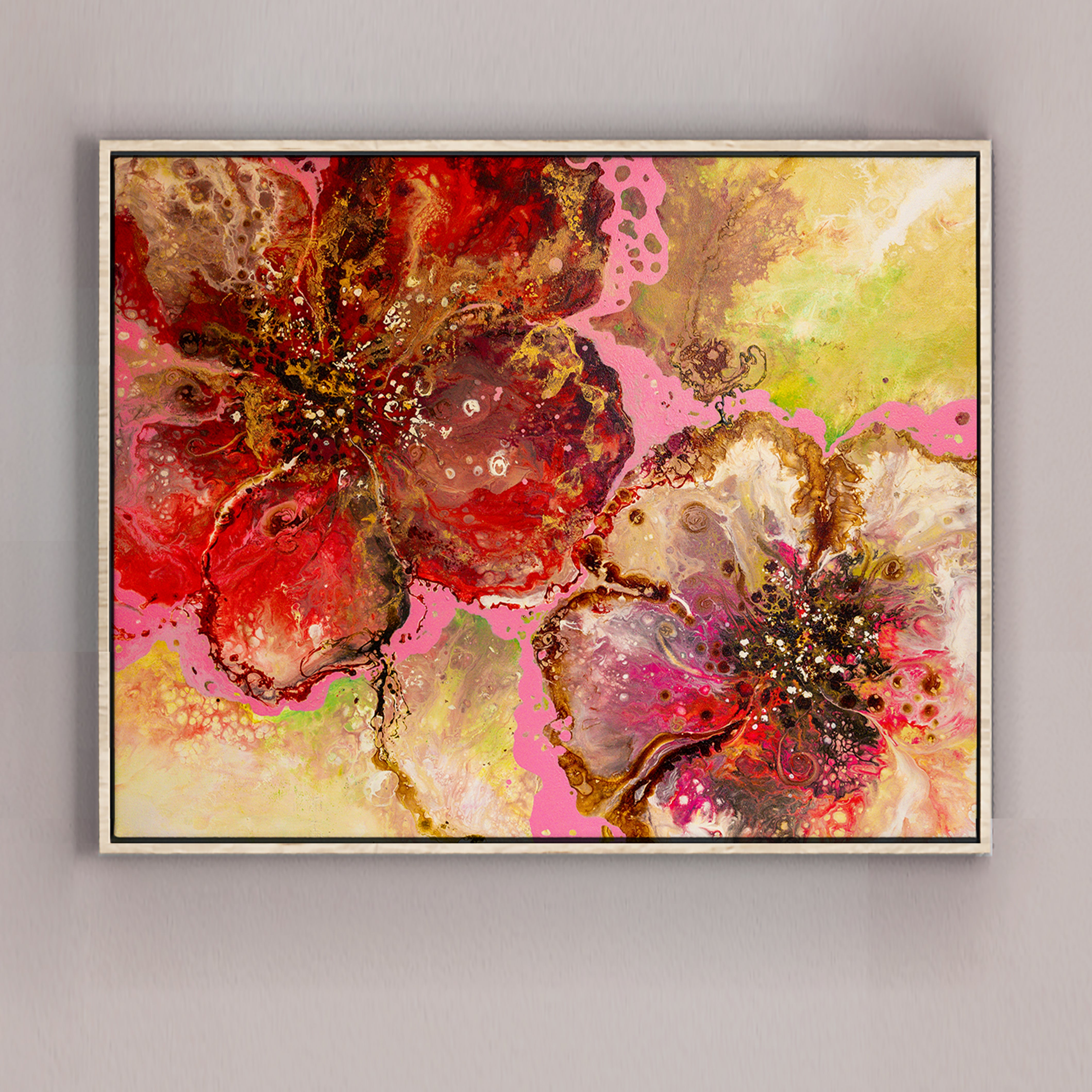 Original painting on Canvas, "Silent Cries of the Ocean" series 80х100cm LV5