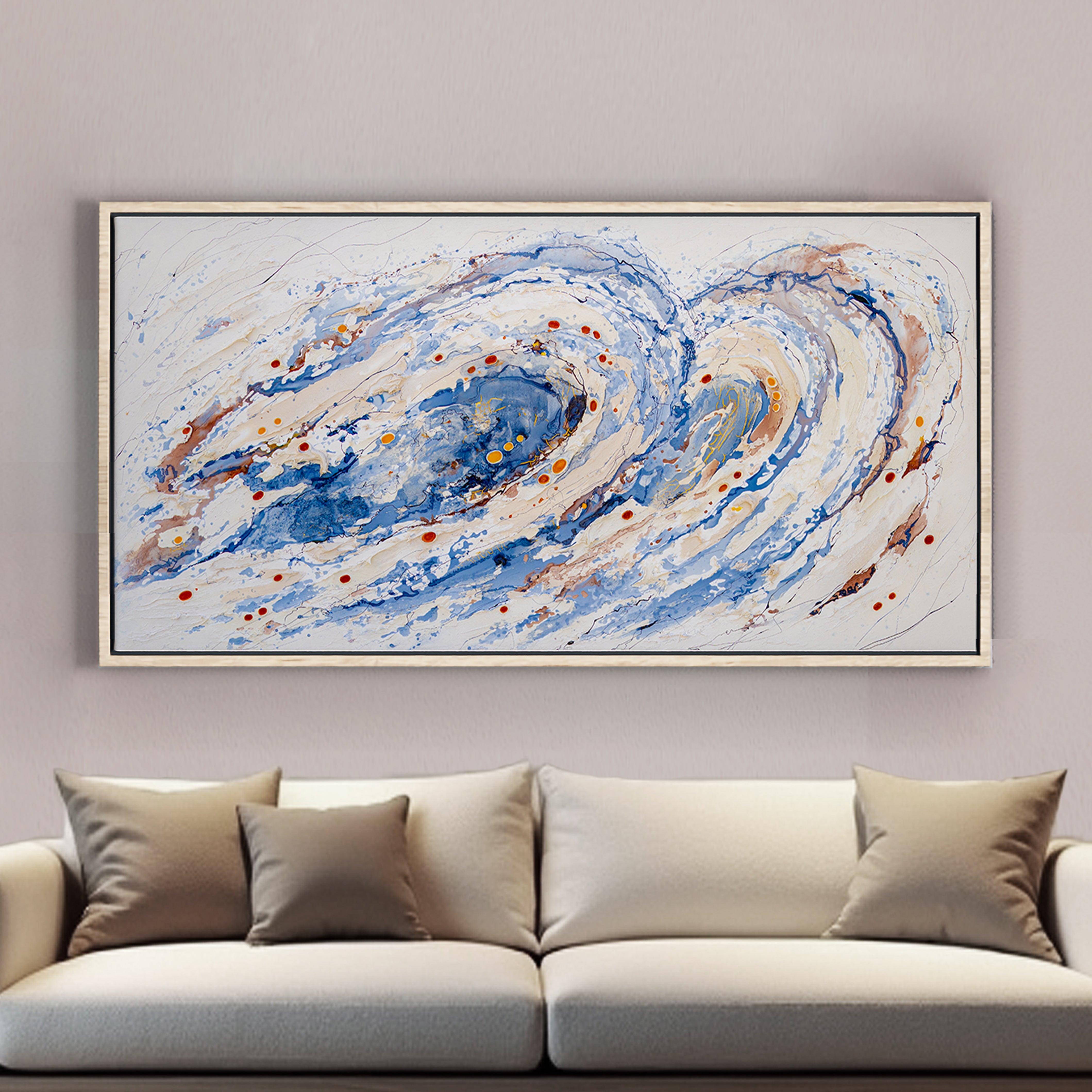 Moltenism, Original painting on canvas, 100x200cm, MO15