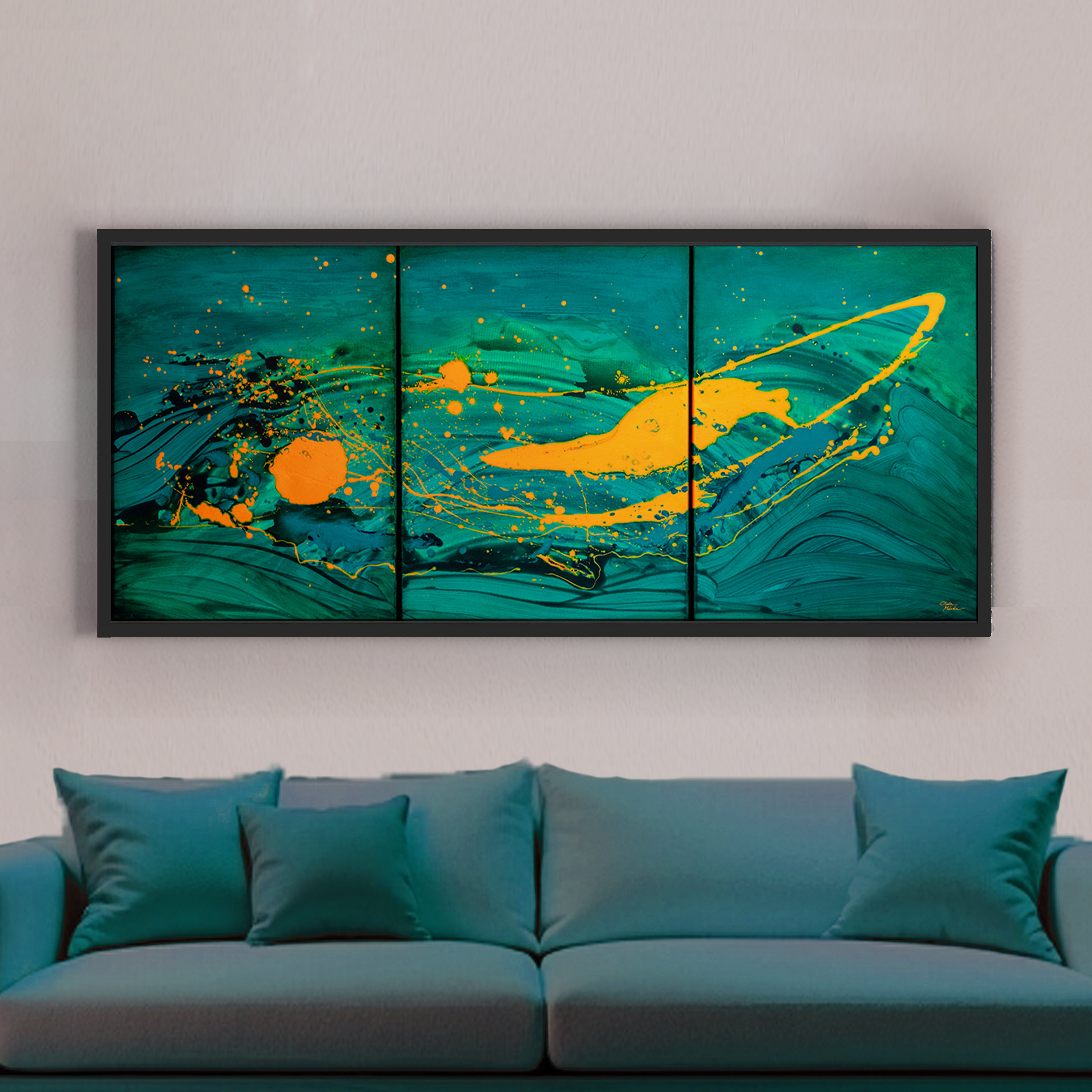 Original painting on canvas, 80x180cm, MONA8
