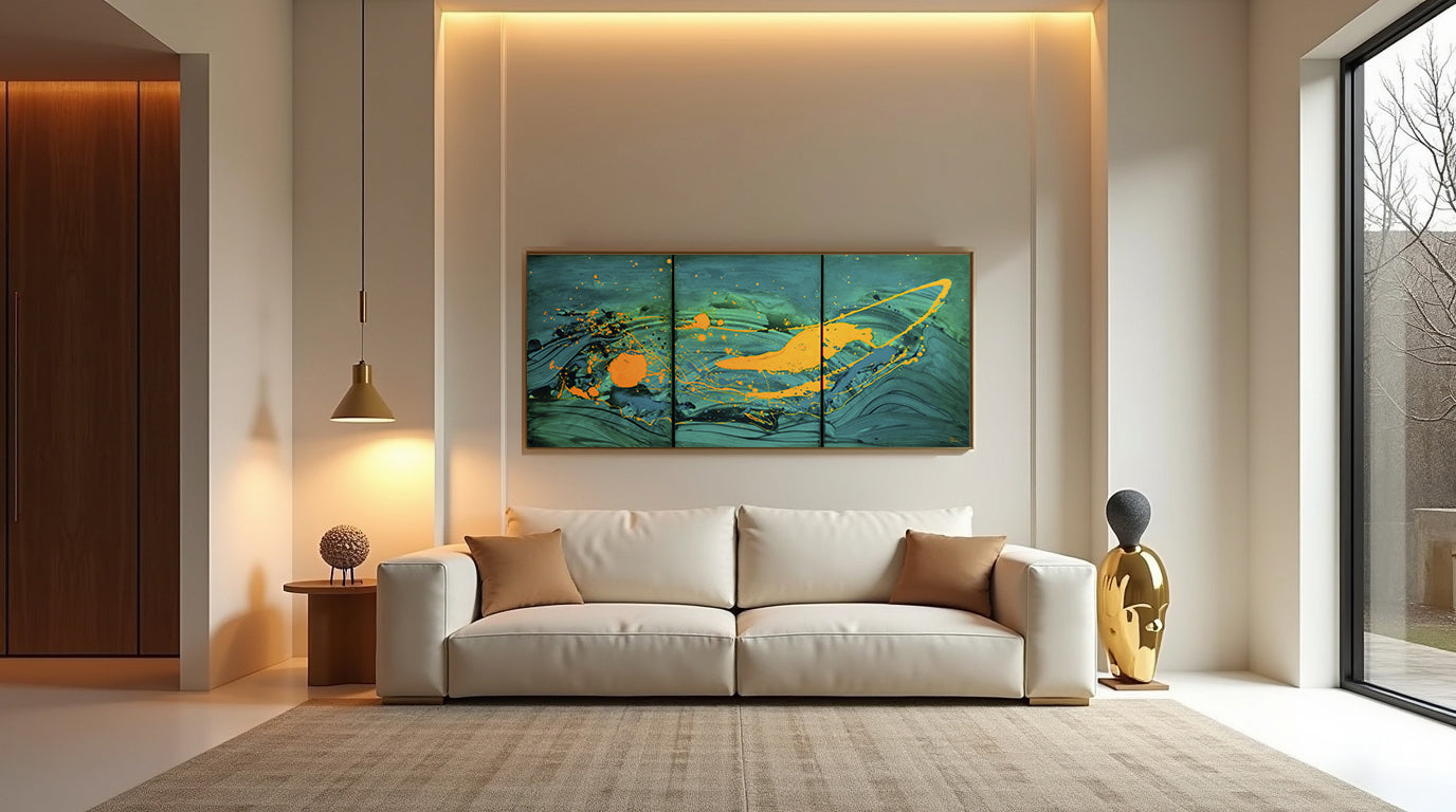 Original painting on canvas, 80x180cm, MONA8
