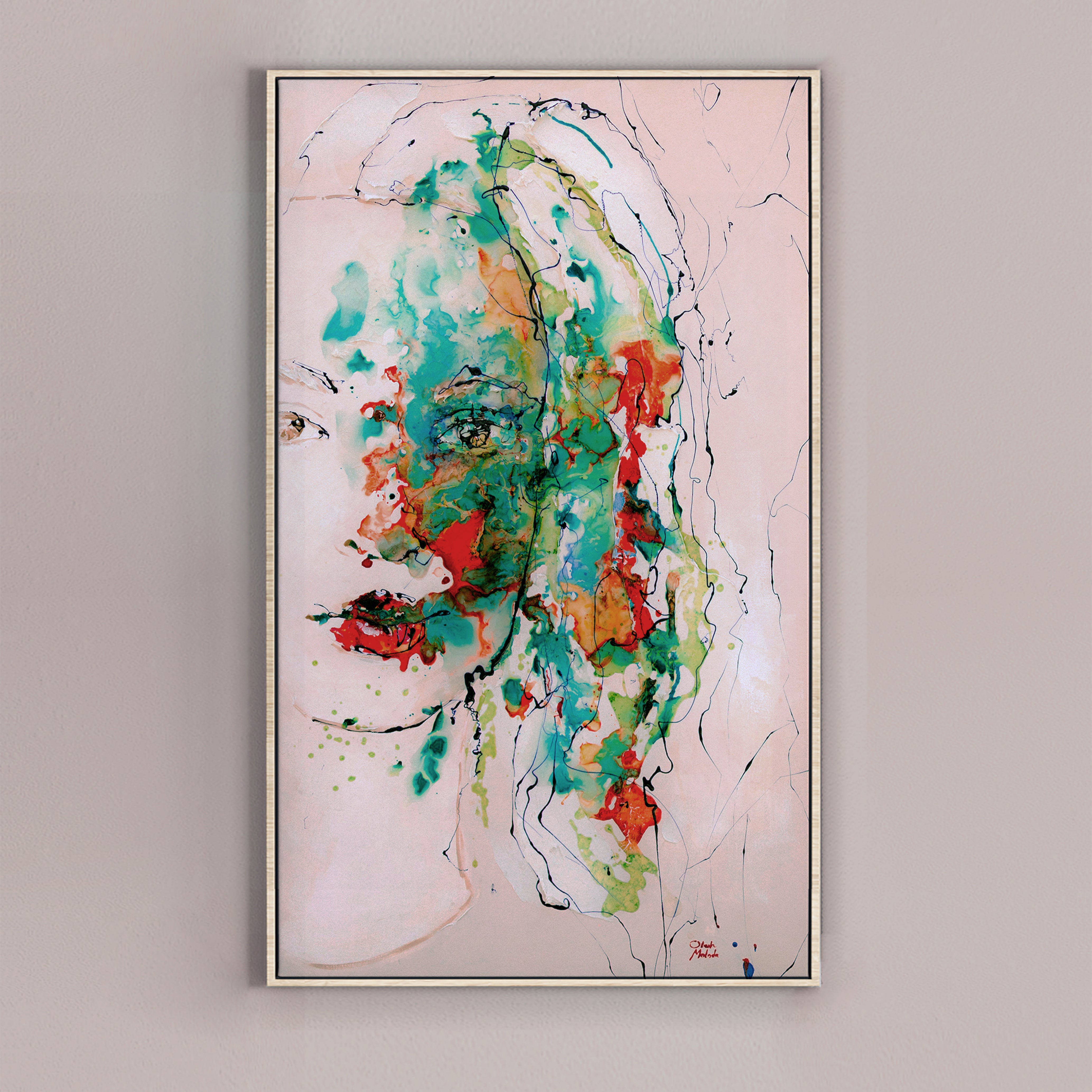 "Aurora" Original painting on Canvas, 60x100 cm, Moltenism