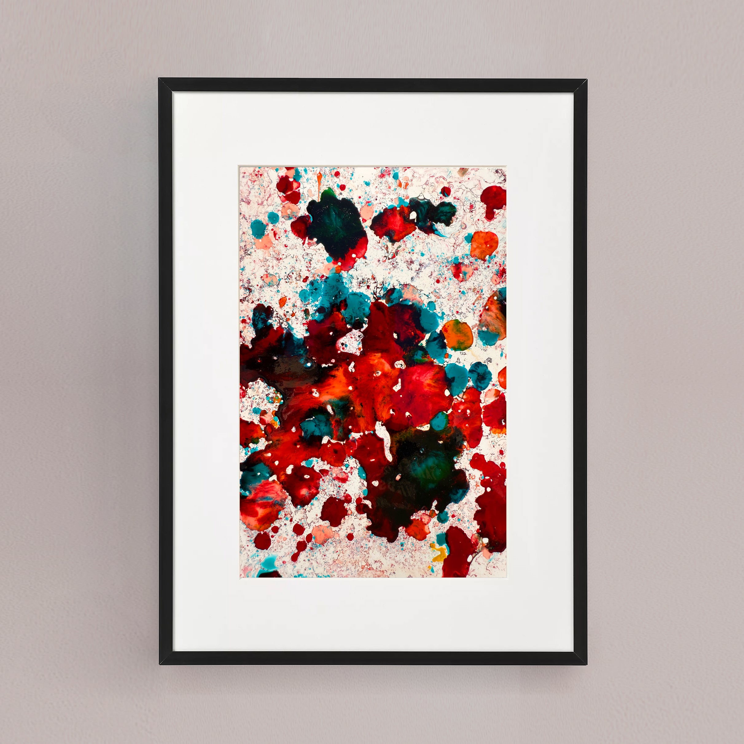 Moltenism, Original painting on paper, 18x23cm, When the Universe Breathes 3