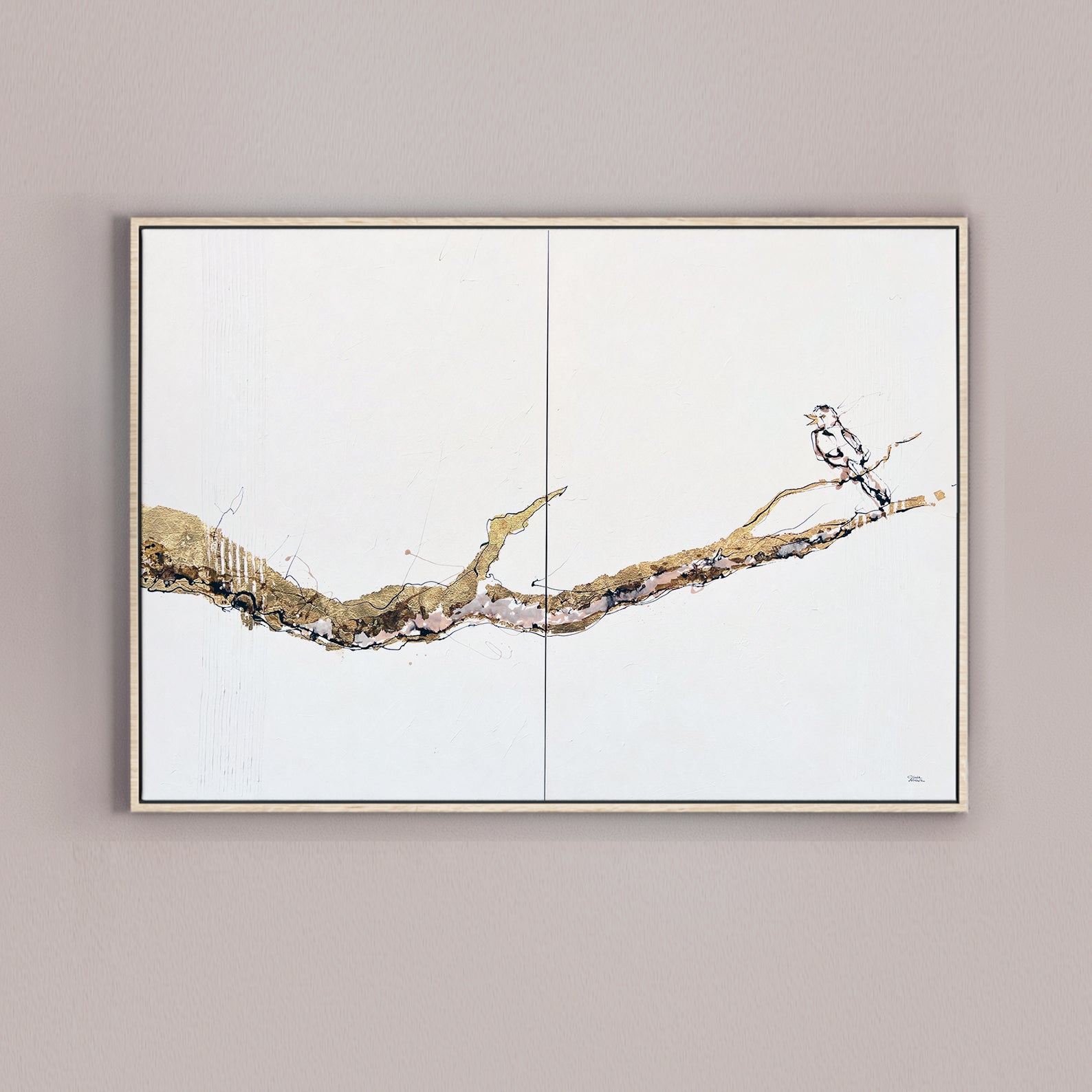 Moltenism, Original painting on Canvas, 130x90cm, canvas