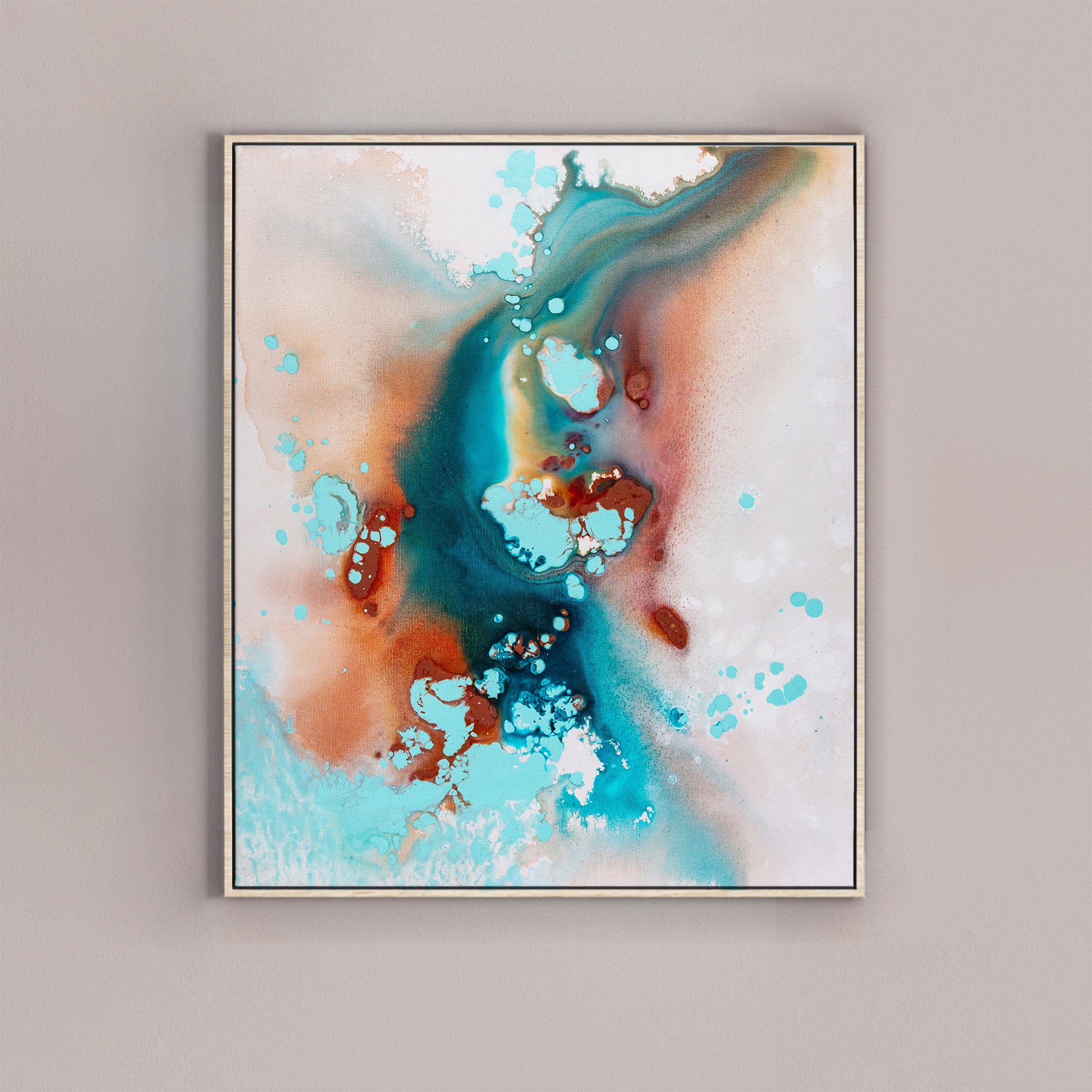 Original painting on canvas, 50x60cm, Into The Blue M13