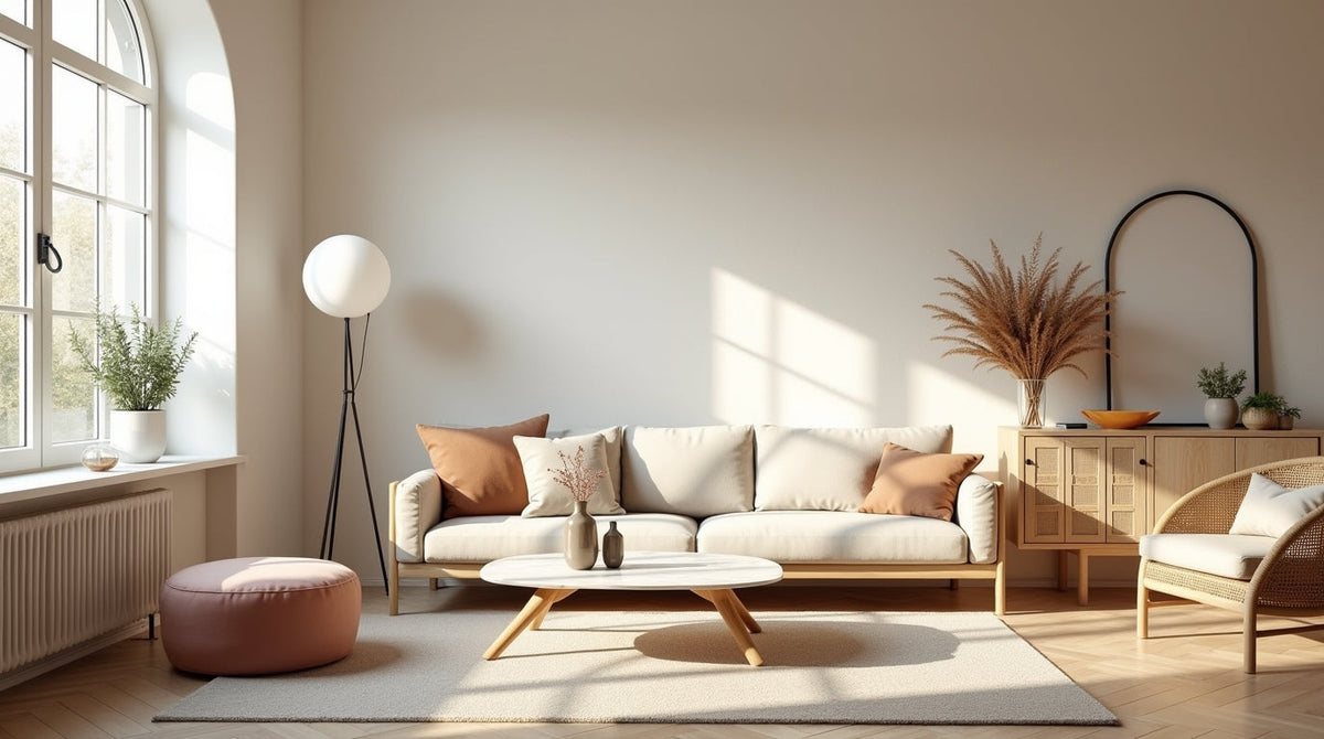 Interior de hogar decorado con arte para crear un espacio personal