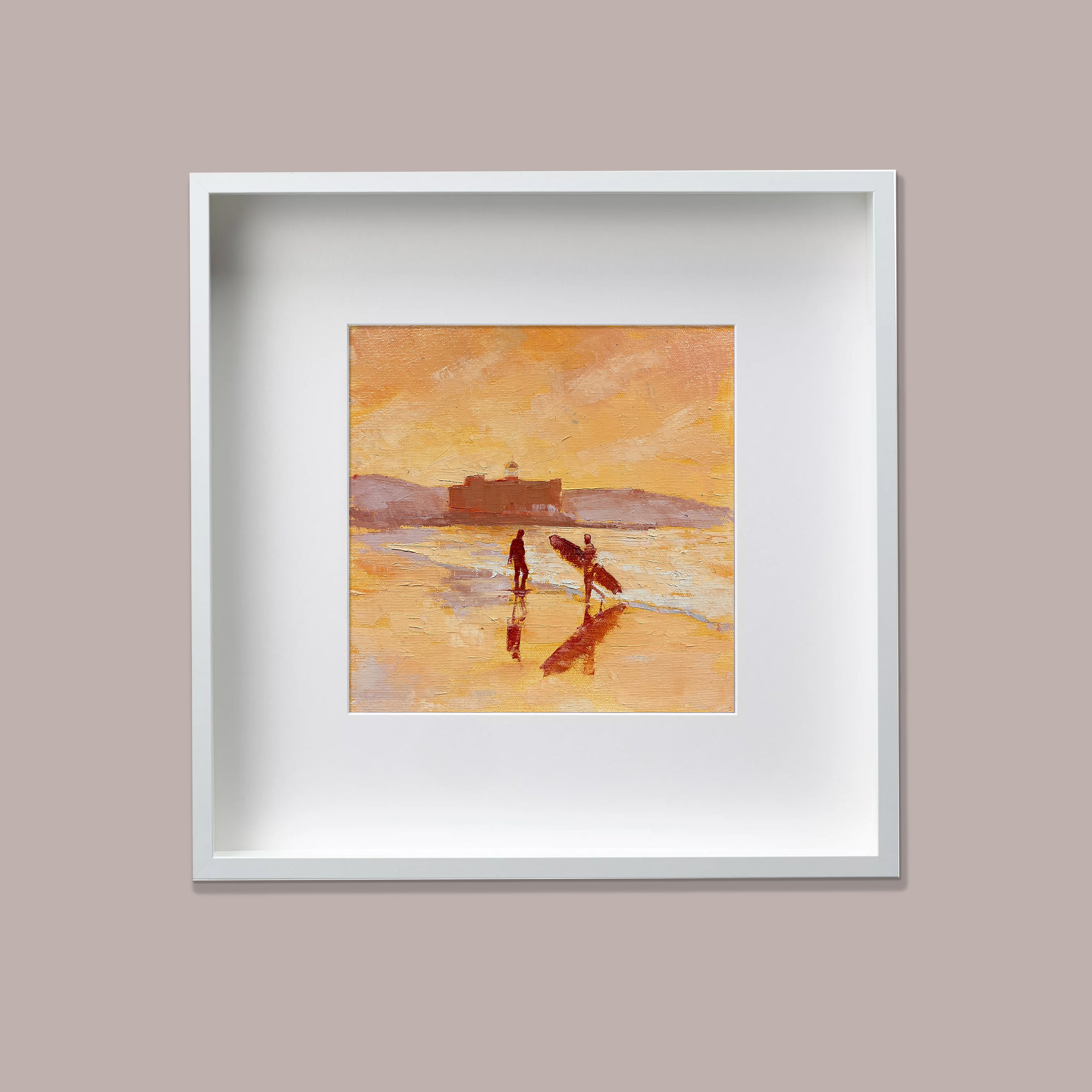 Original painting, Oil on canvas, 30x30cm, Las Palmas 102