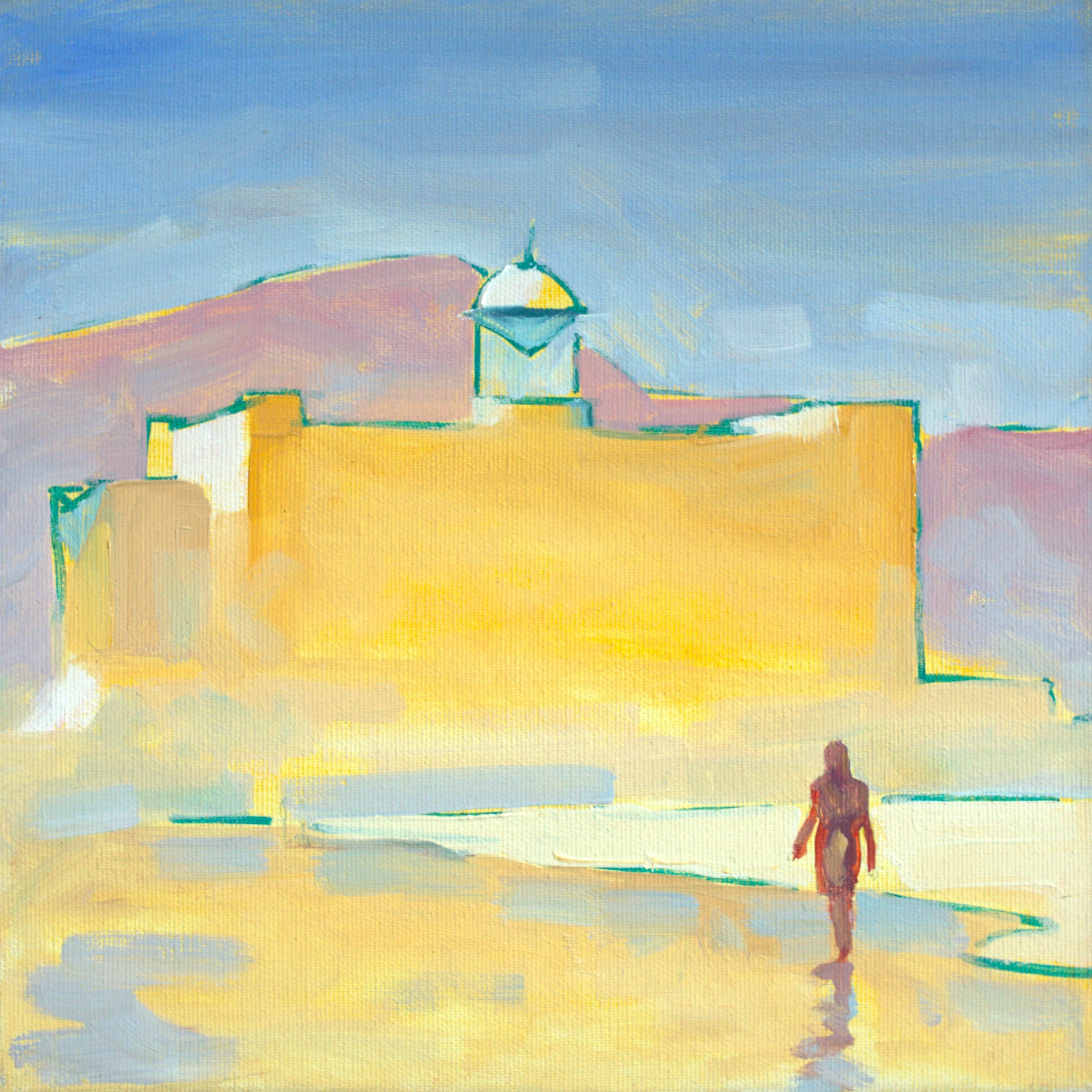Original painting, Oil on canvas, 30x30cm, Las Palmas 126