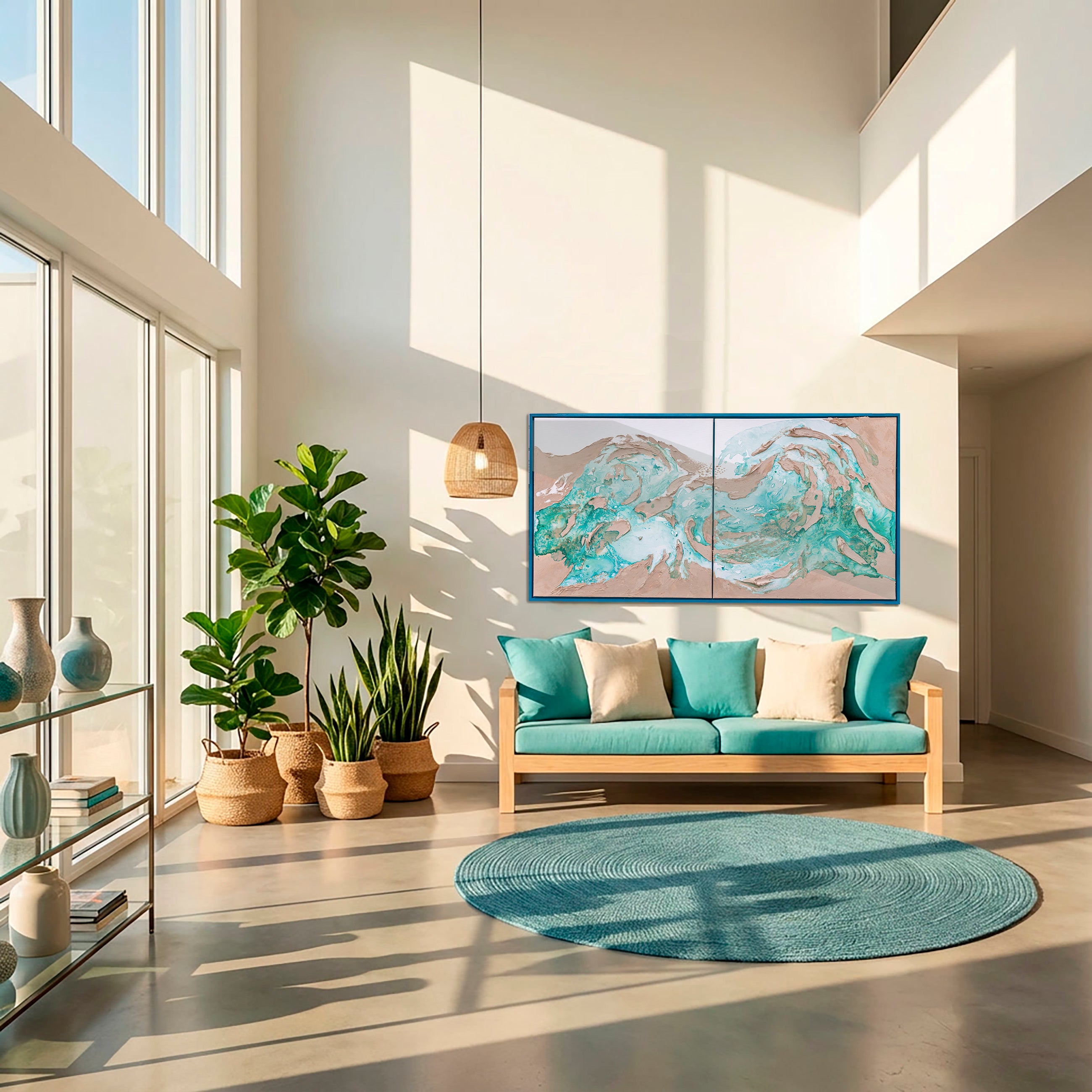 Moltenism, Original painting on canvas, 80x160cm, MO33