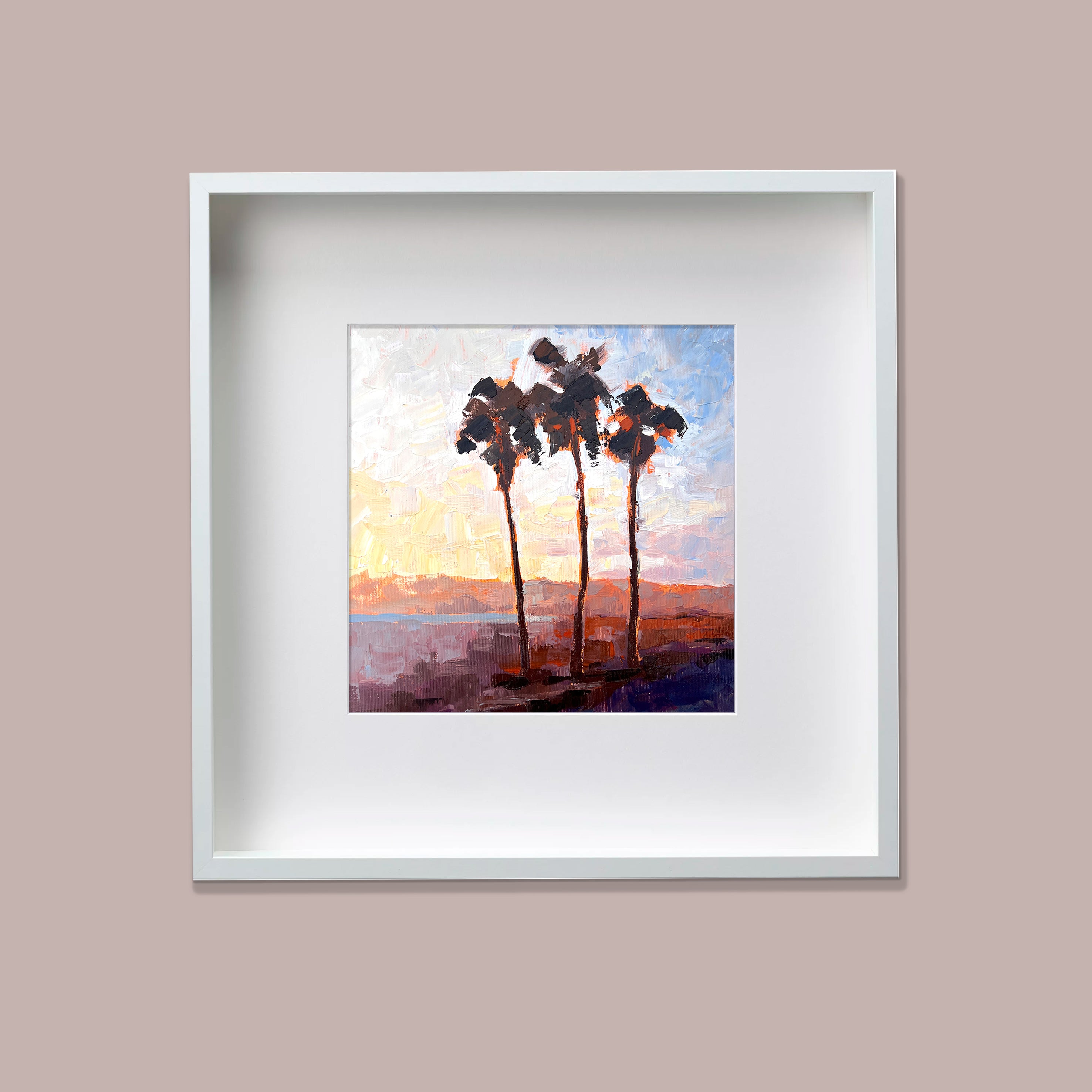 Original painting, Oil on canvas, 30x30cm, Las Palmas 34